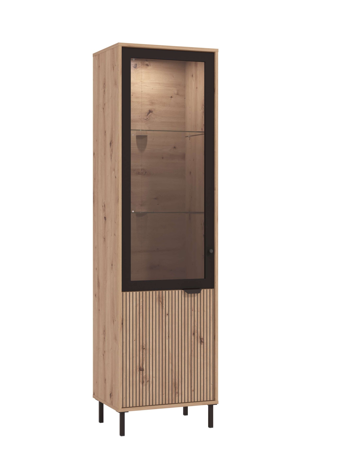 Home affaire Vitrine "Mayenne Vitrinenschrank, Standvitrine, Showcase, B/H: günstig online kaufen
