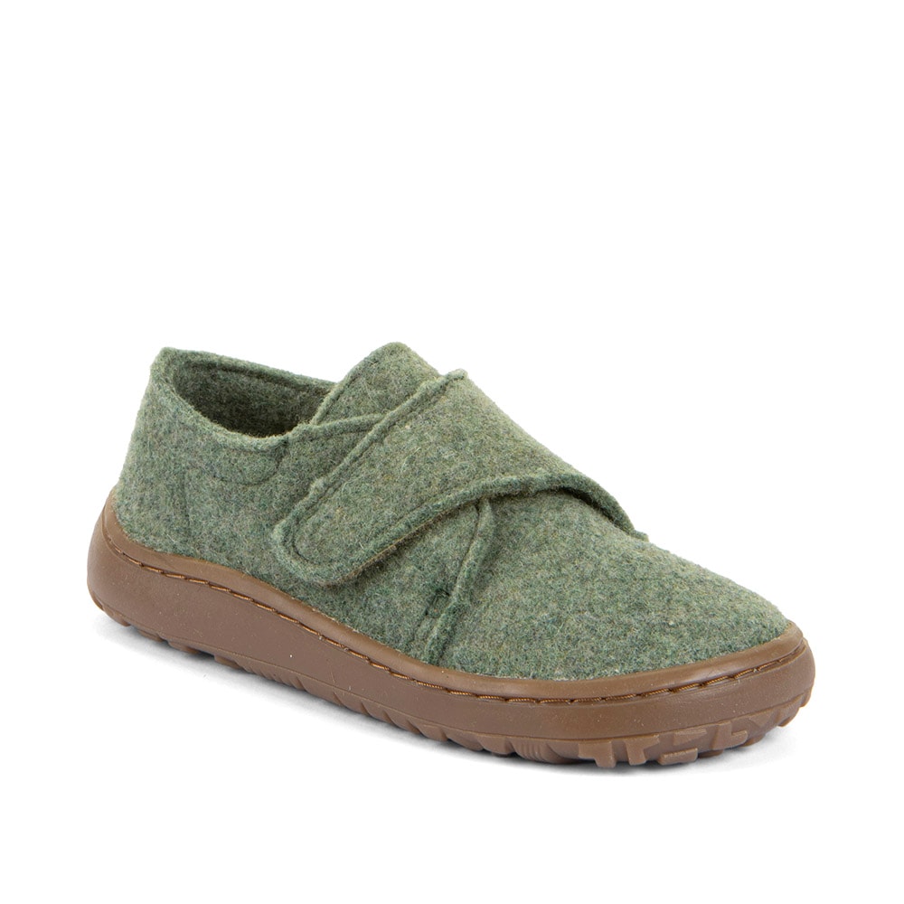 froddo "BAREFOOT WOOLY" barfoot Klettschuh für zu Hause, Kindergartenschuh mit Wollfutter