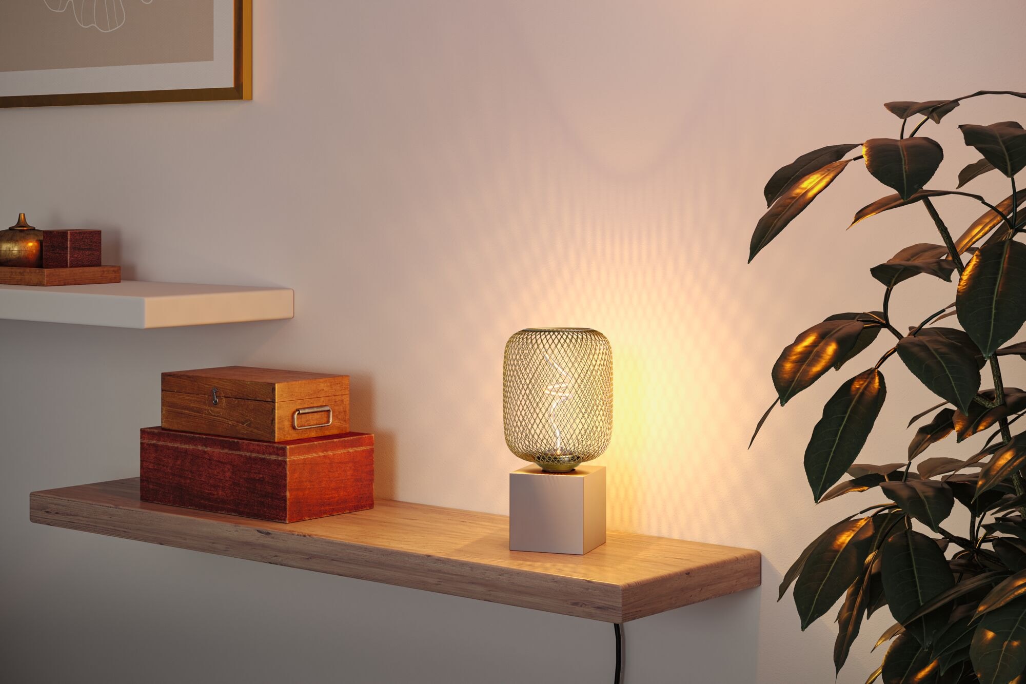 Paulmann LED-Leuchtmittel »Metallic Glow Standard 230V LED Leuchtmittel Zyl dimmbar Messing«, E27, 1 St.