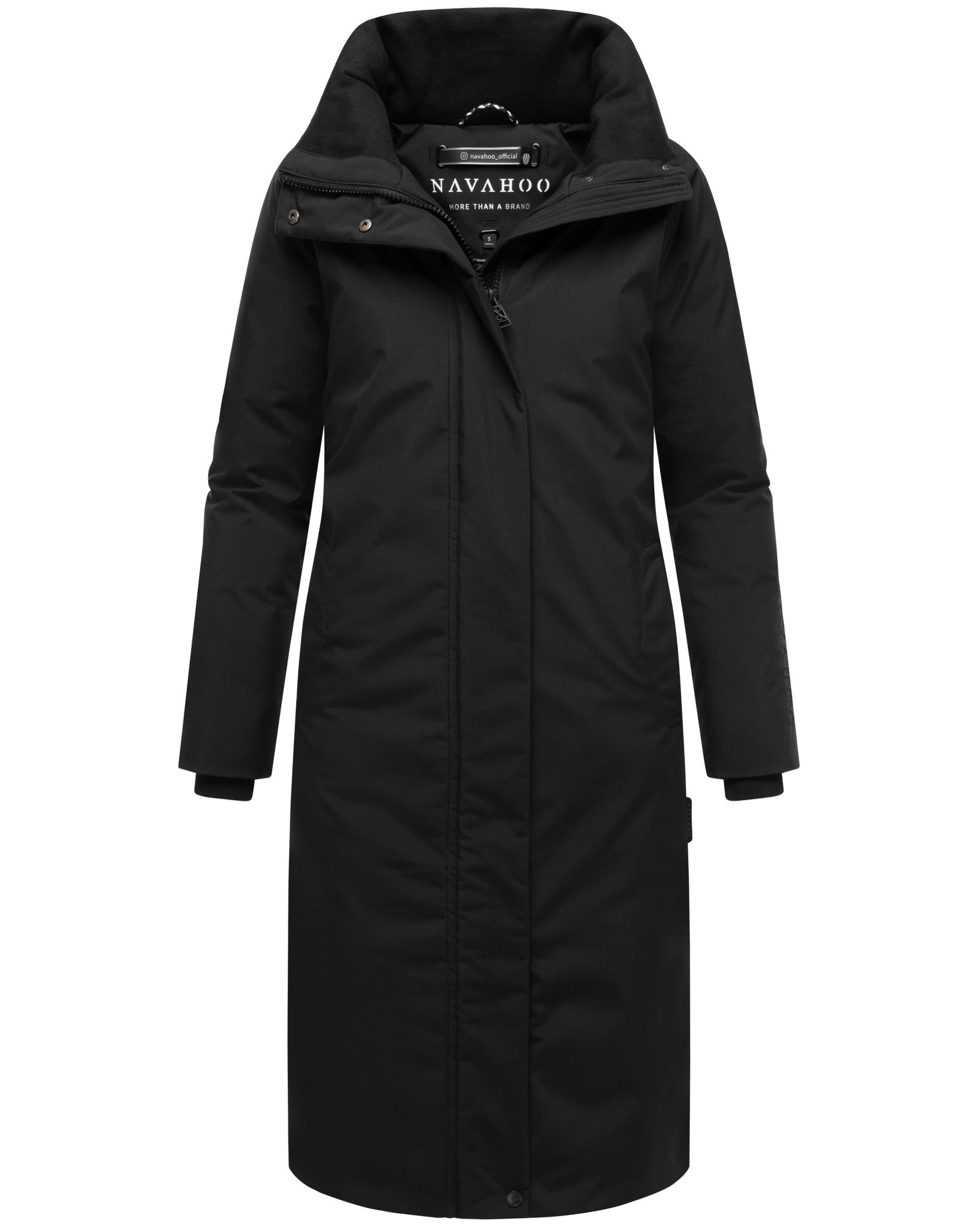 Navahoo Wintermantel »Traumblüte 14«, Warmer Parka mit Stehkragen