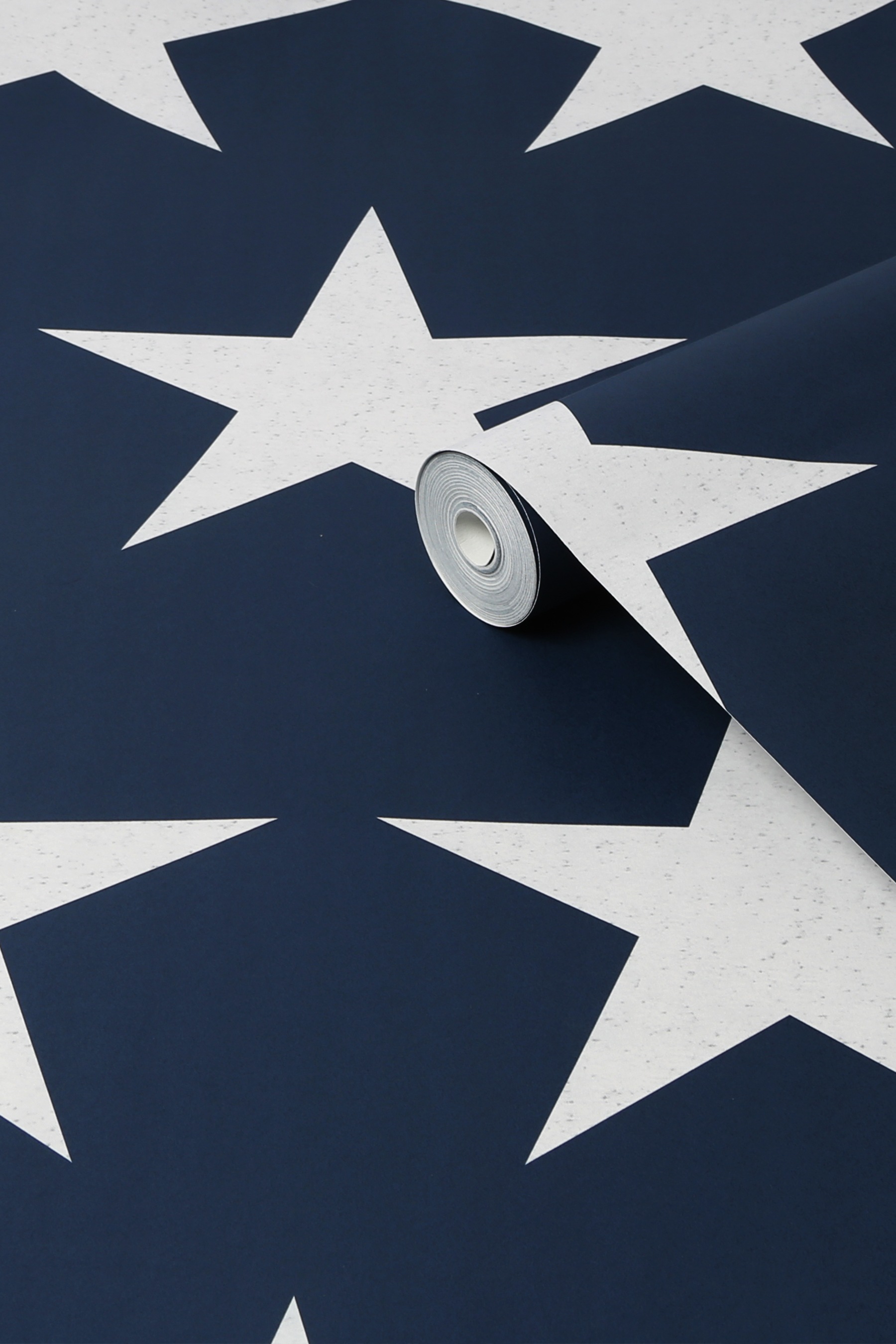 Next Vliestapete »STARS Blau Vliestapete 10mx52cm« glatt Sterne Marine 10mx52cm
