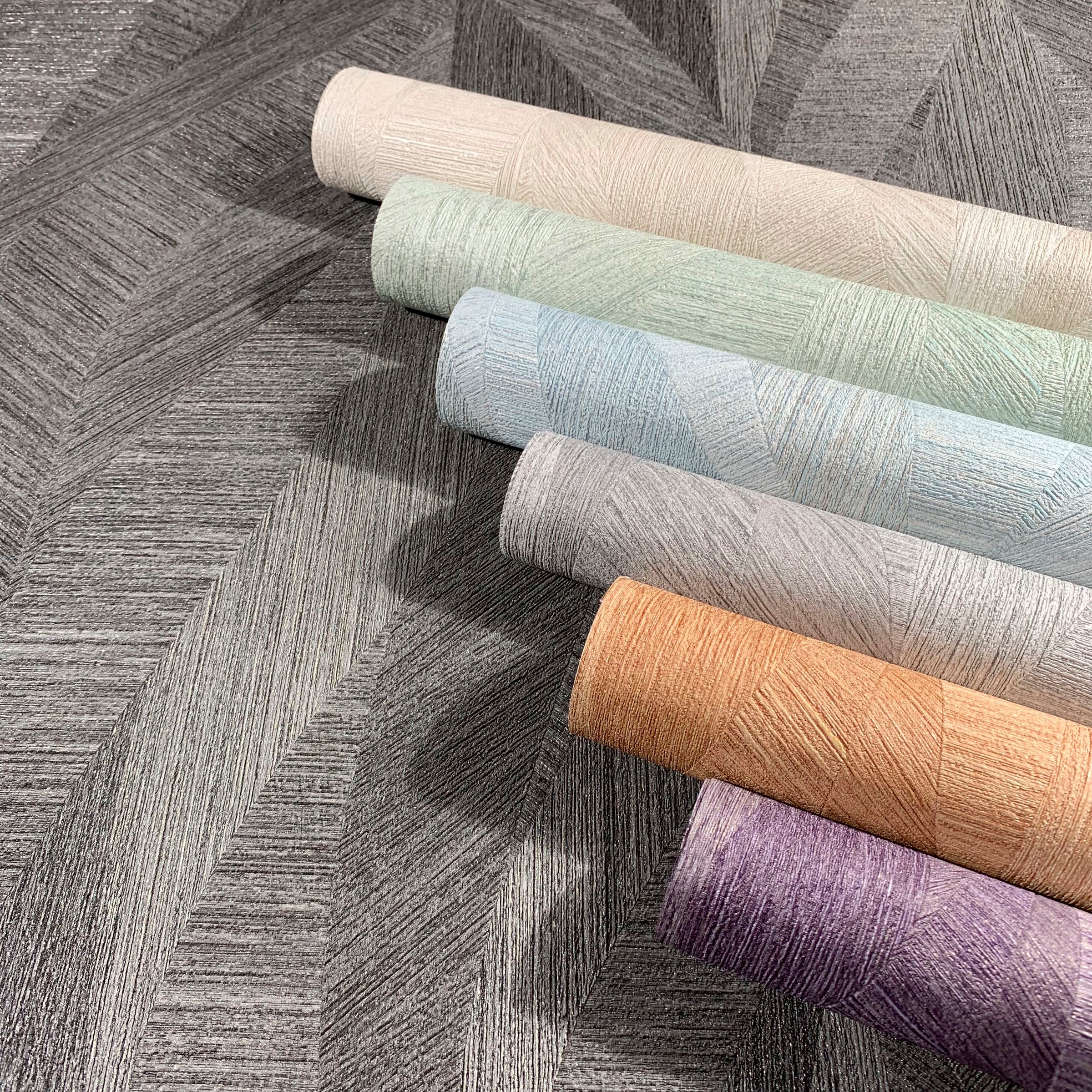 Thumbnail - Marburg Vliestapete "Wave" matt geprägt Wellenmuster moderne Tapete für Wohnzimmer Schlafzimmer Küche