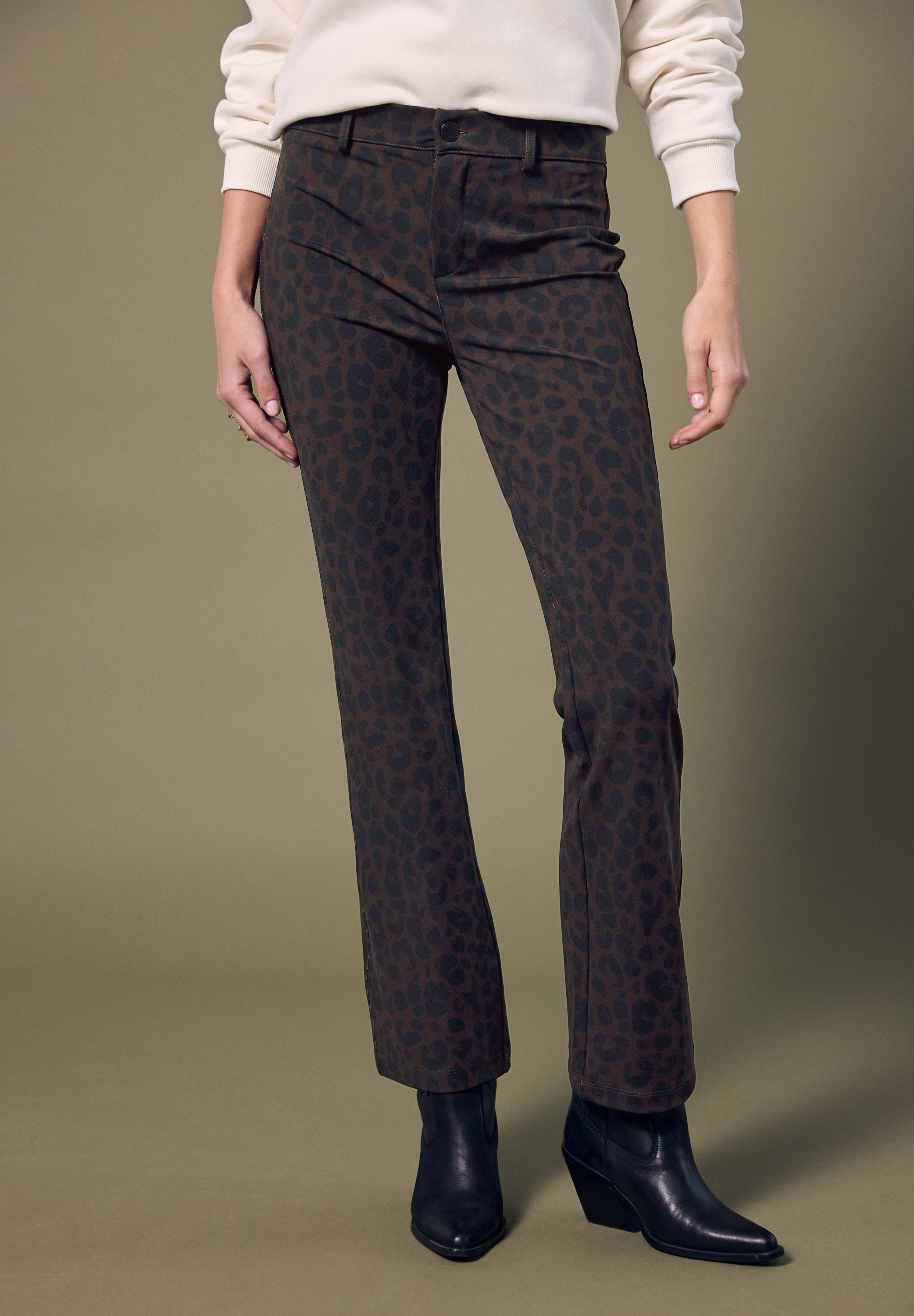 STREET ONE STUDIO Bootcuthose  High Waist