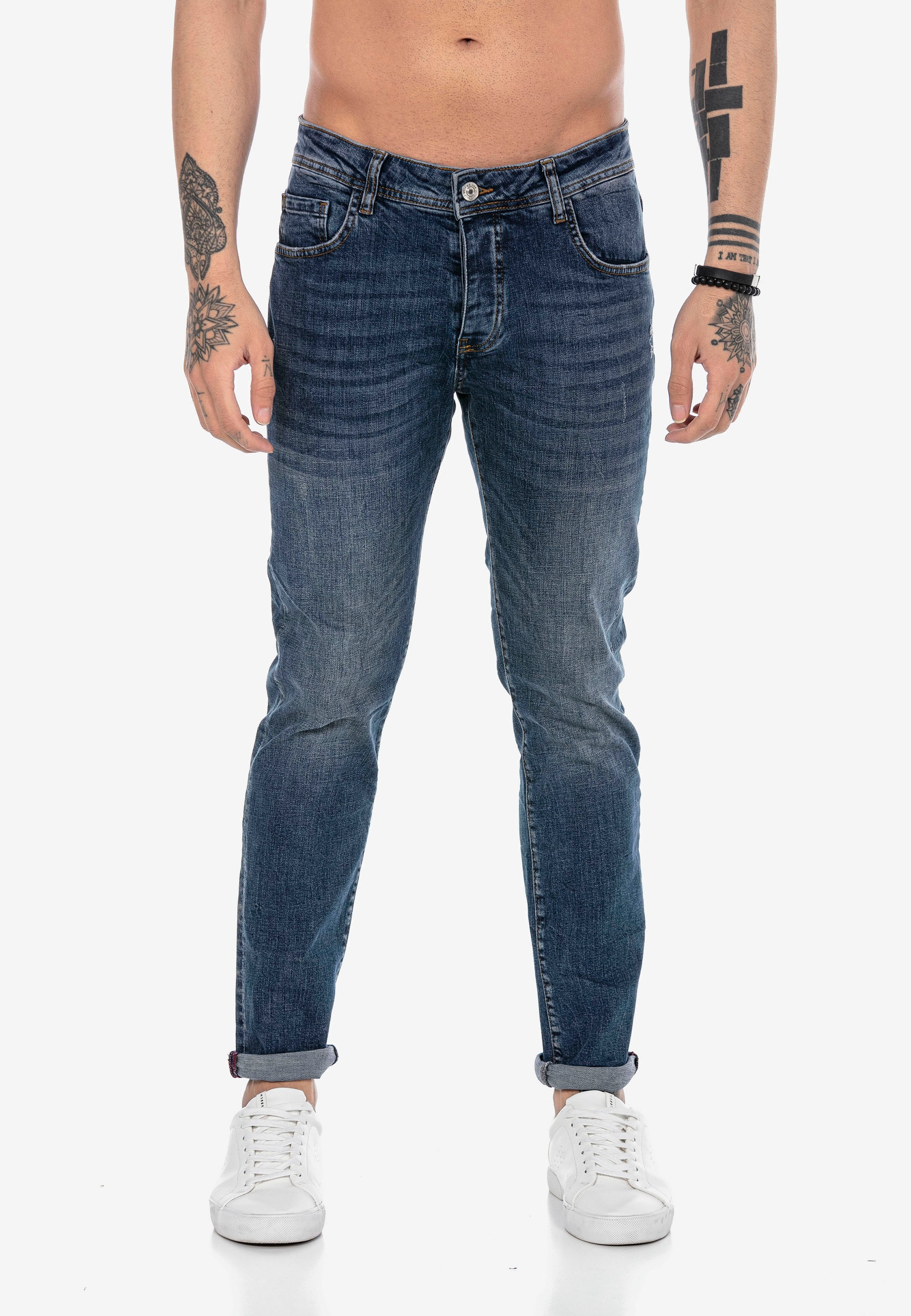 RedBridge Bequeme Jeans »Cheltenham« mit modischer Waschung