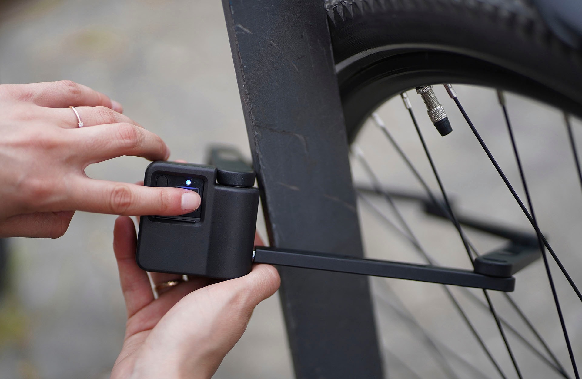 Prophete Faltschloss »Faltschloss mit Fingerabdrucksensor«