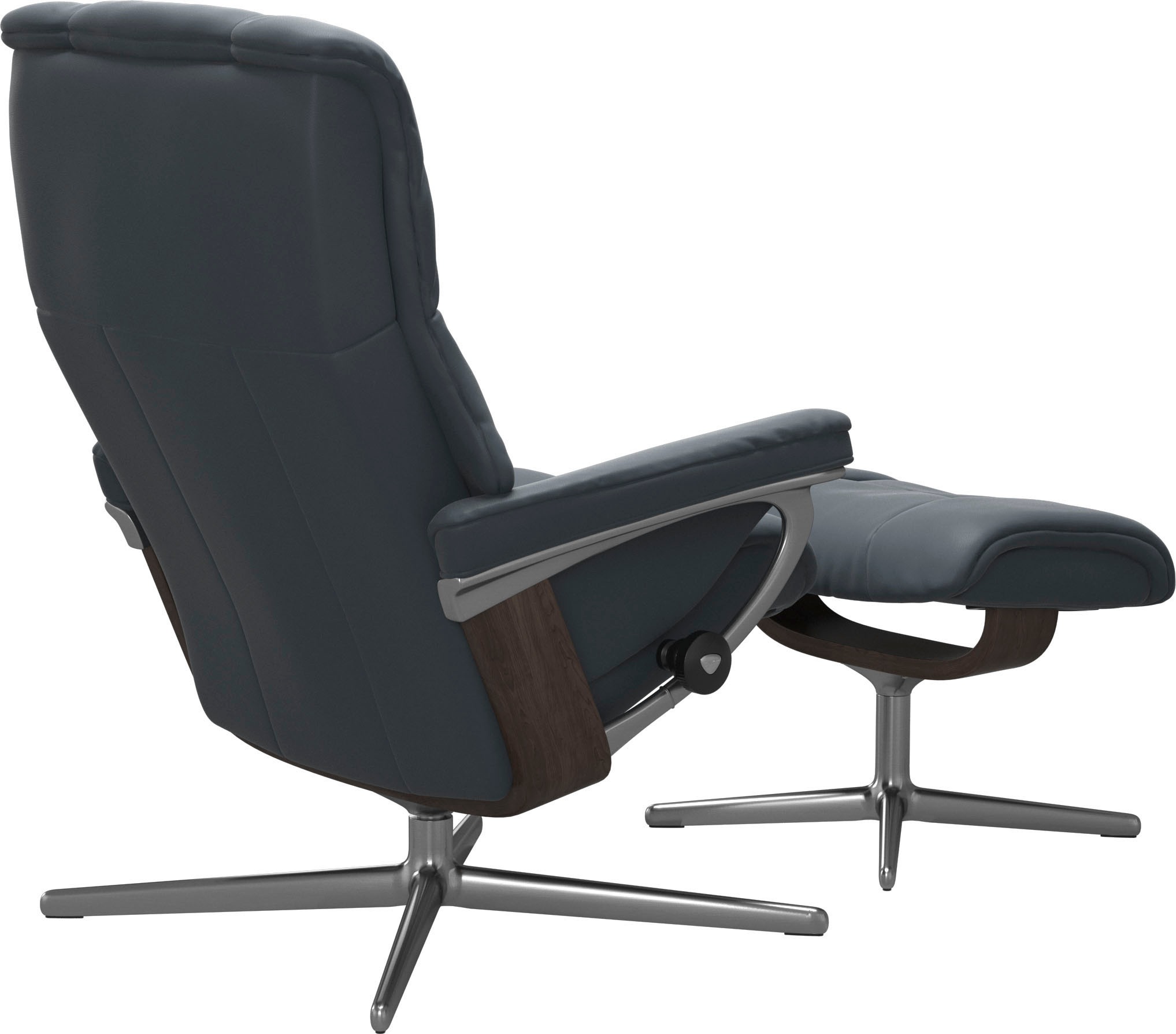 Thumbnail - Stressless Fußhocker "Mayfair" mit Cross Base, Größe S, M & L, Holzakzent Wenge