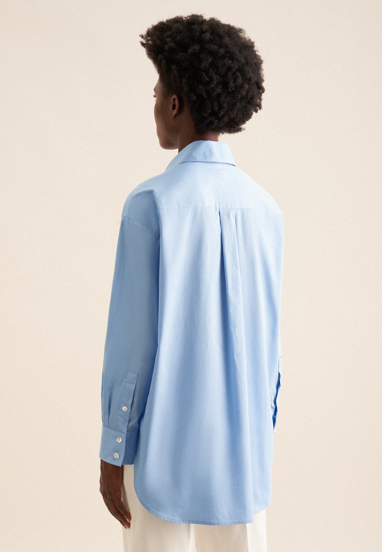 seidensticker Hemdbluse, 1/1 Kragen Uni günstig online kaufen