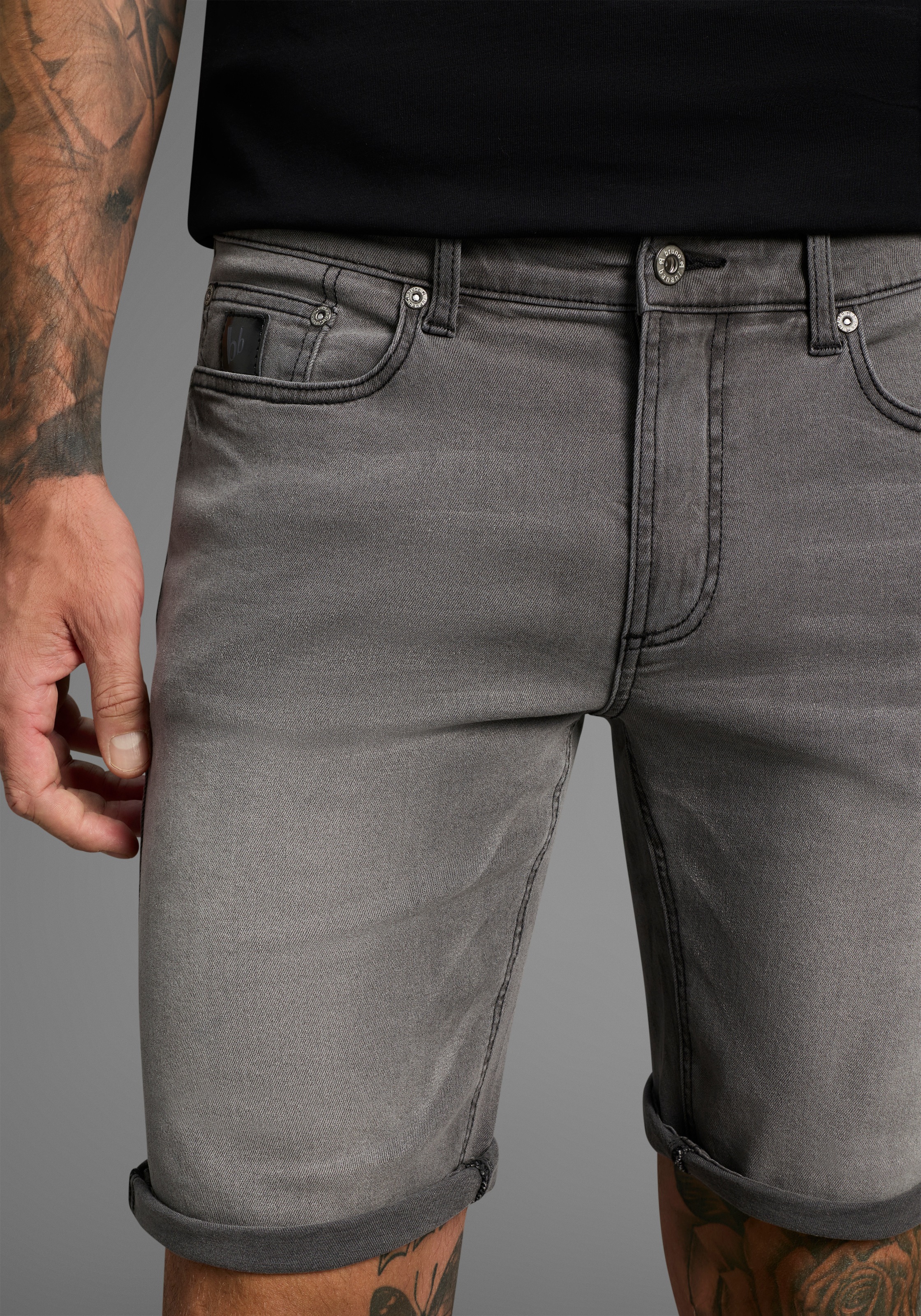 Bruno Banani Jeansshorts »Hutch-Shorts«, niedrige Leibhöhe