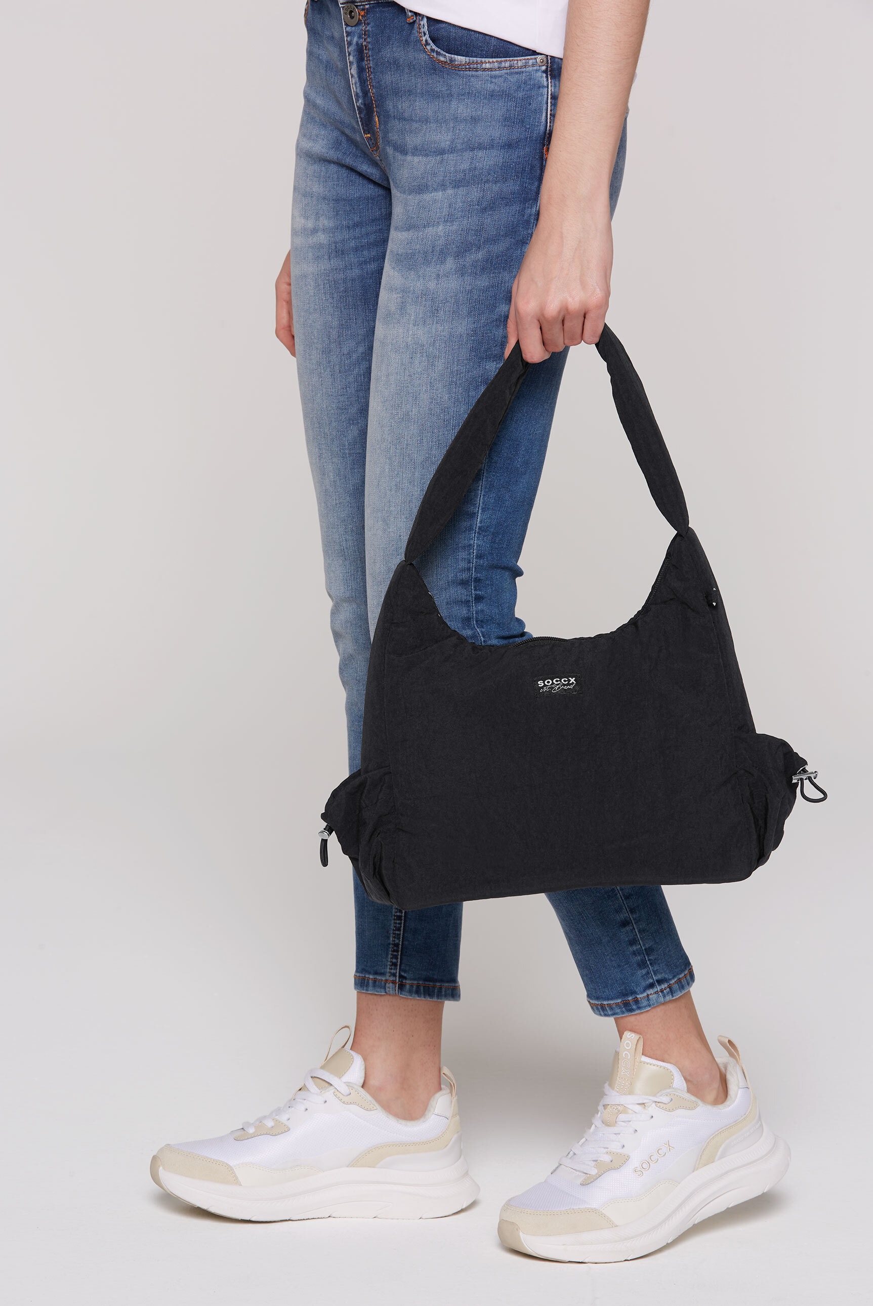 Thumbnail - SOCCX Schultertasche mit Seitenfächern