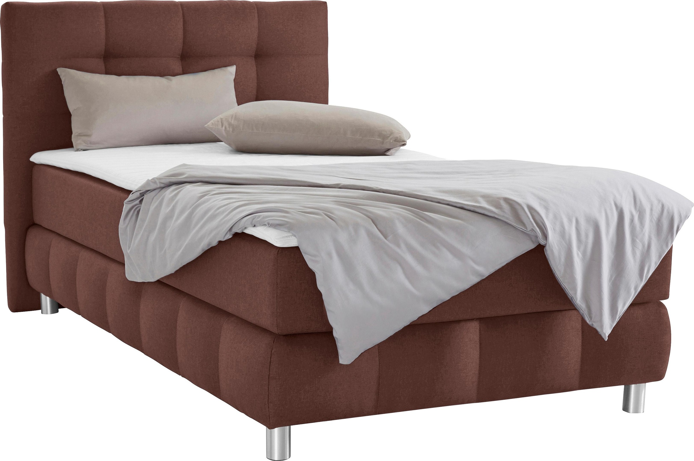 Home affaire Boxspringbett "Salo" incl. Topper, 6 Breiten, 2 Härtegrade, TF günstig online kaufen