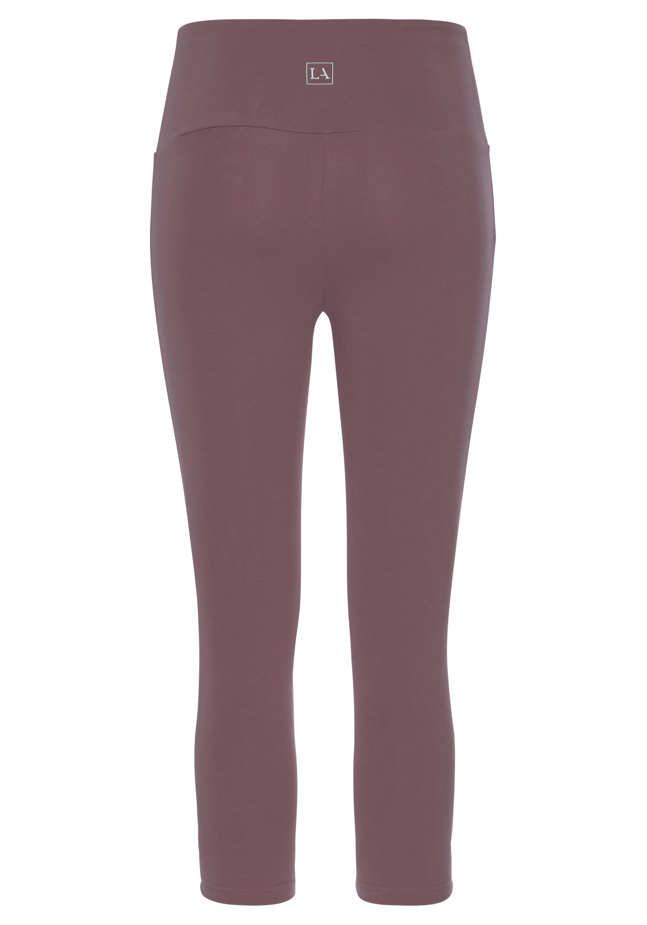 LASCANA Caprileggings, mit breitem weichem Bündchen, Loungewear