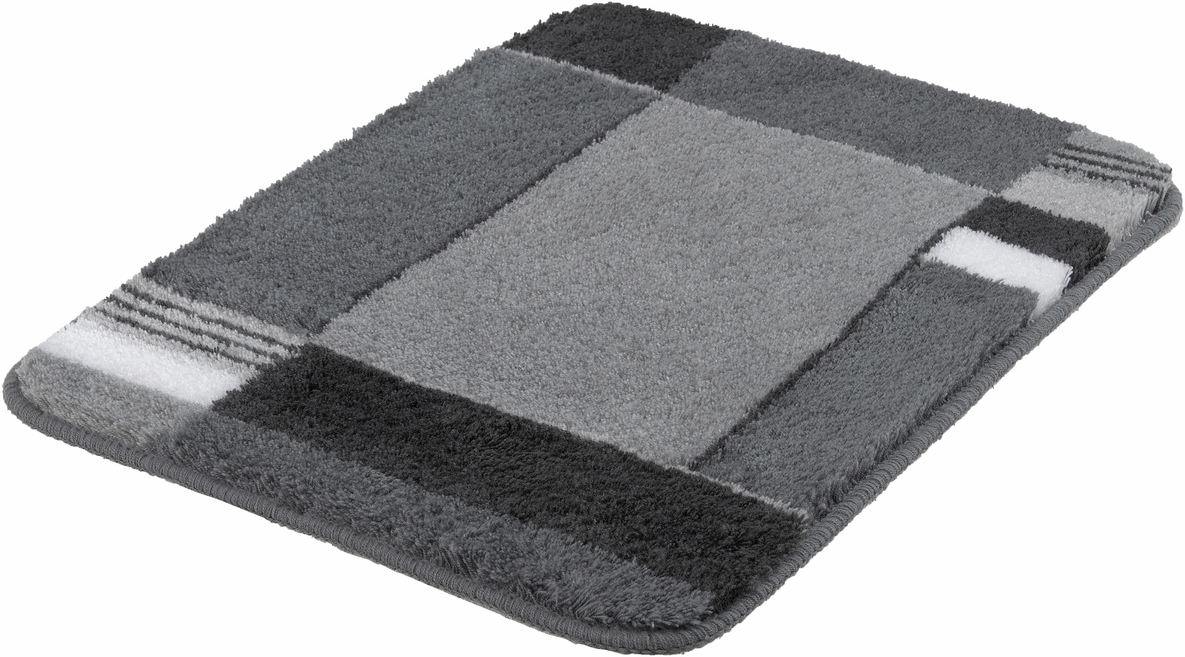 Kleine Wolke Badematte »Padova«, rutschhemmend beschichtet, fußbodenheizungsgeeignet, Badteppich, modernes Design, waschbar