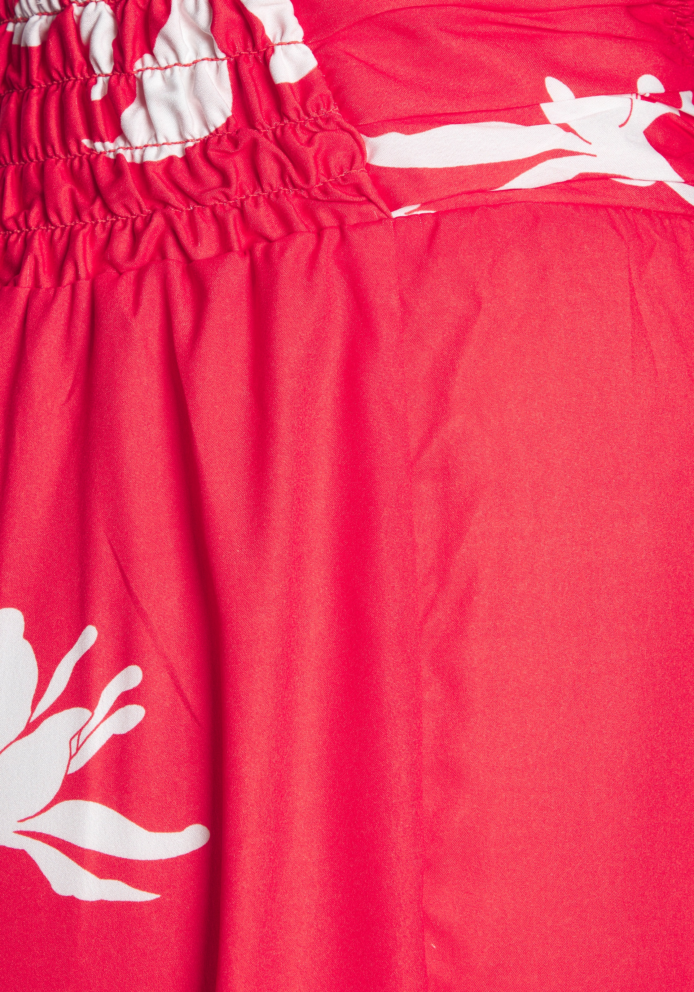 LASCANA Hosenrock mit Alloverdruck, Culotte, extraweites Bein