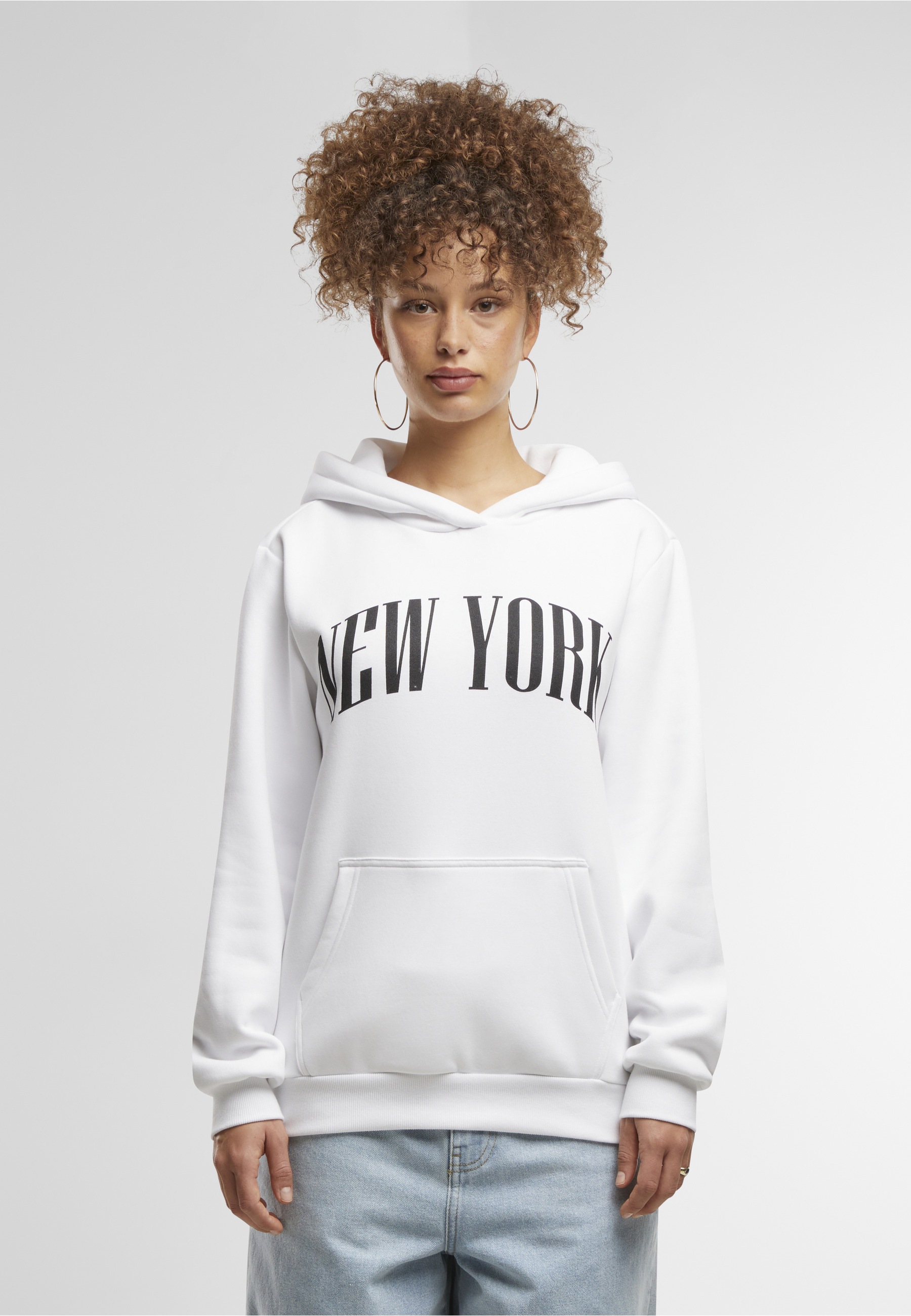 Miss Tee Kapuzenpullover »Miss Tee New York Ladies Fluffy Hoody« 1
