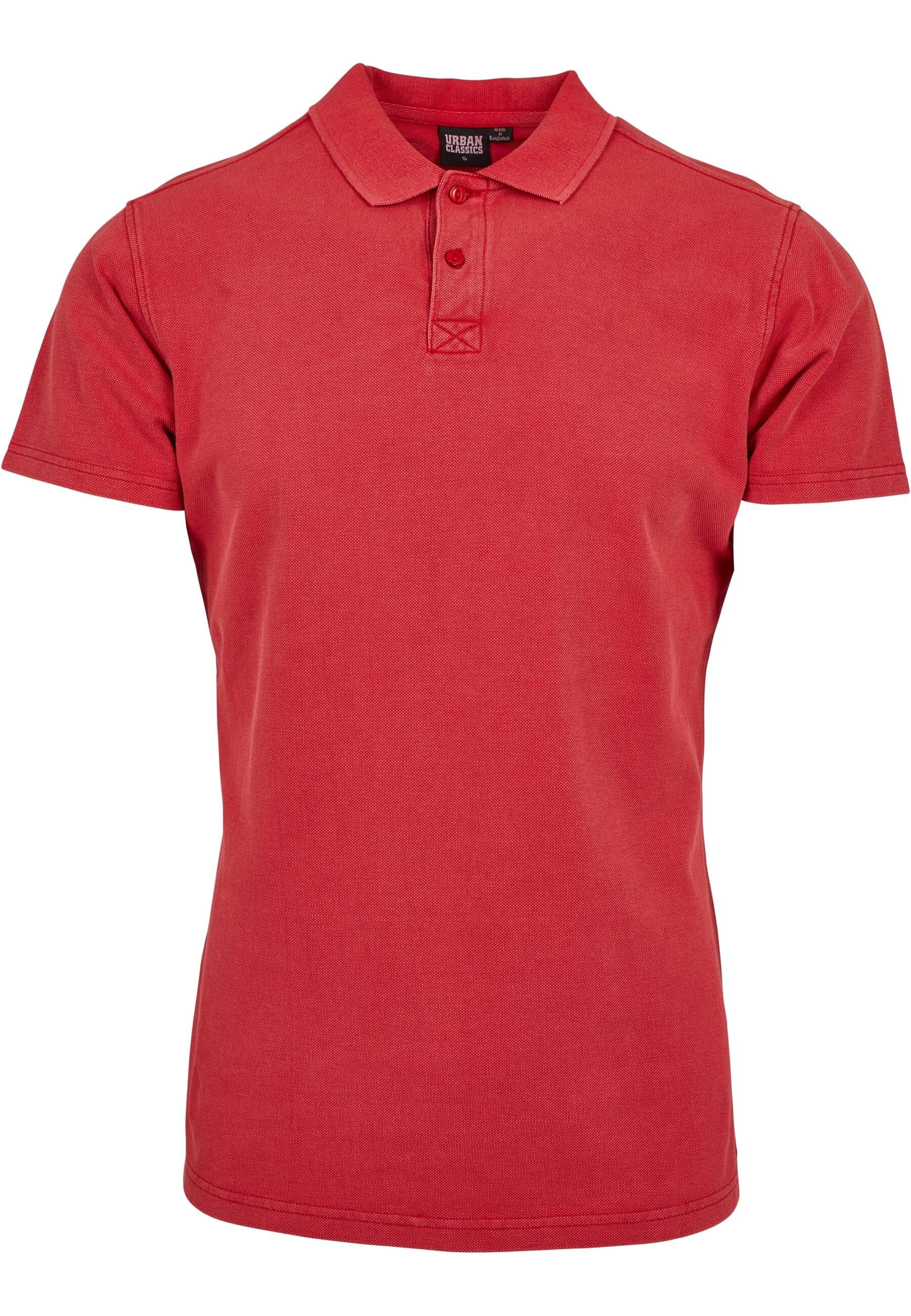 URBAN CLASSICS T-Shirt »Urban Classics Herren Garment Dye Pique Poloshirt«, (1 tlg.)