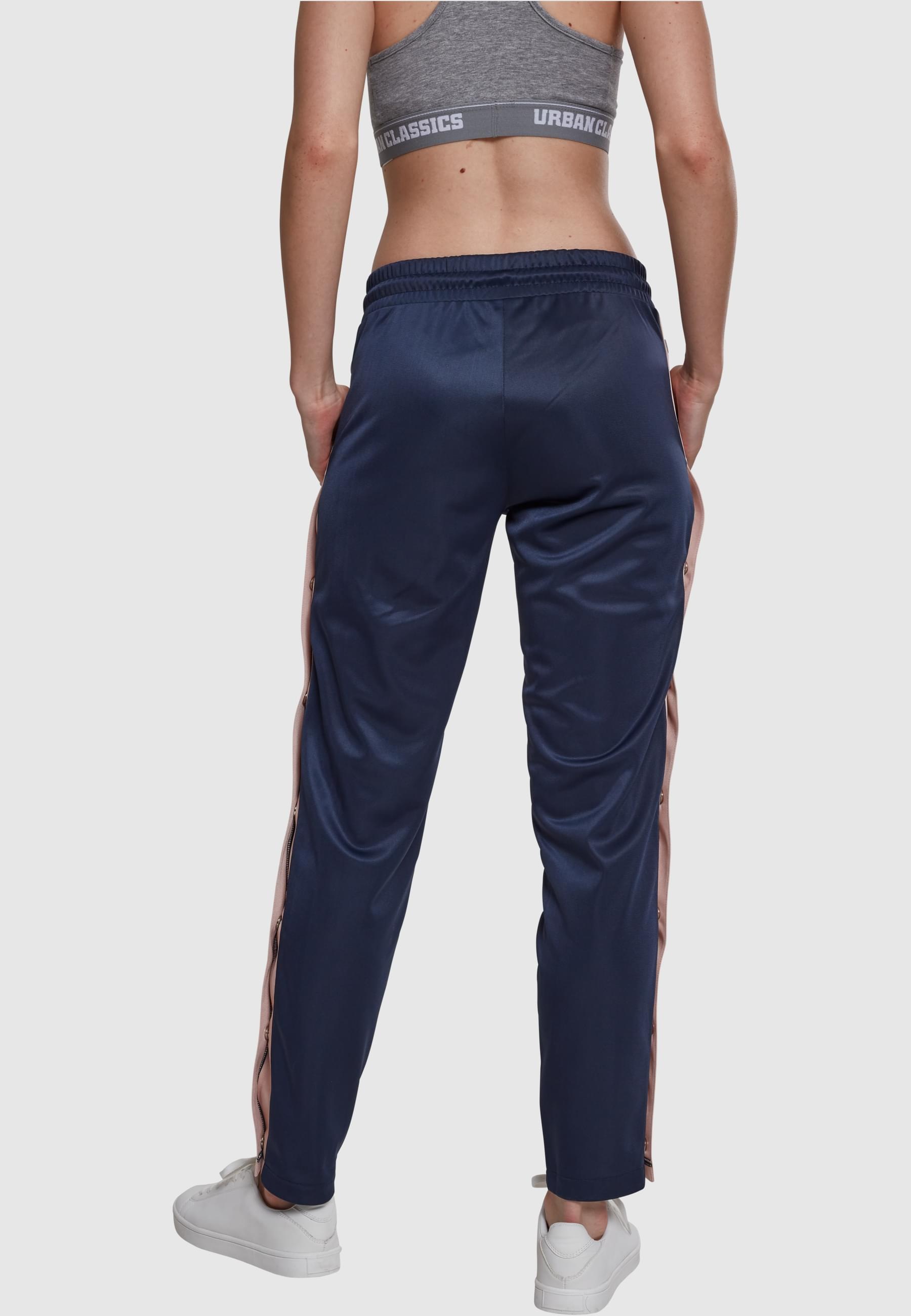URBAN CLASSICS Stoffhose »Urban Classics Damen Ladies Button Up Track Pants«, (1 tlg.)