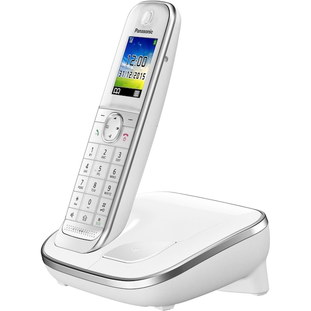Panasonic Schnurloses DECT-Telefon »KX-TGJ310«, (Mobilteile: 1),  Weckfunktion, Freisprechen | BAUR