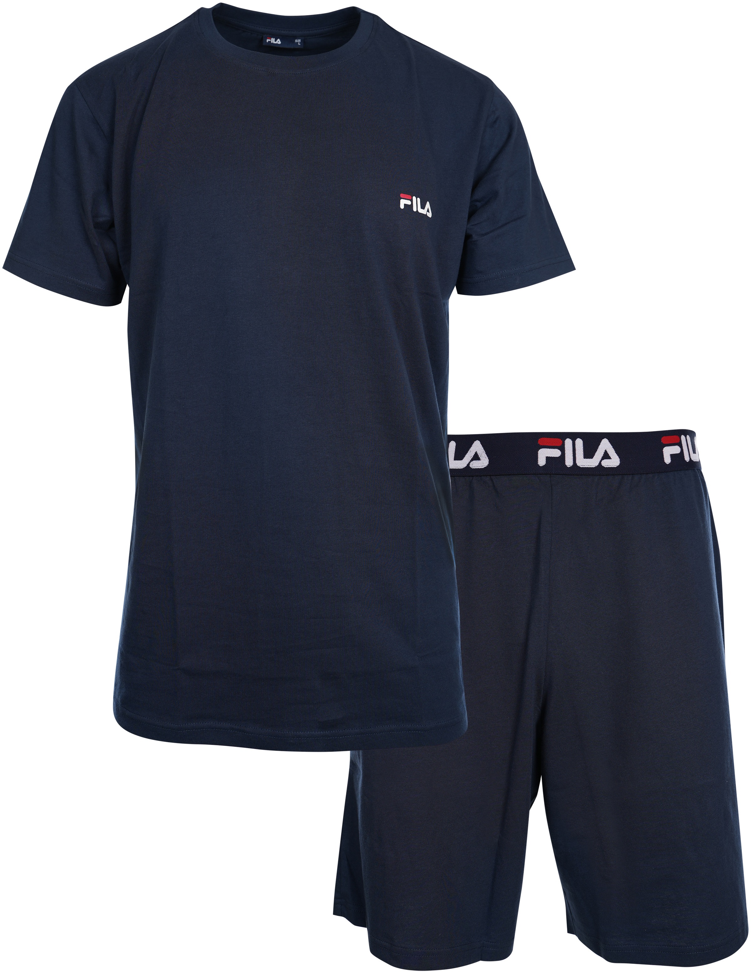 Fila Shorty "MAN JERSEY PYJAMAS", (2 tlg.), Hose mit elastischem Logobund u günstig online kaufen