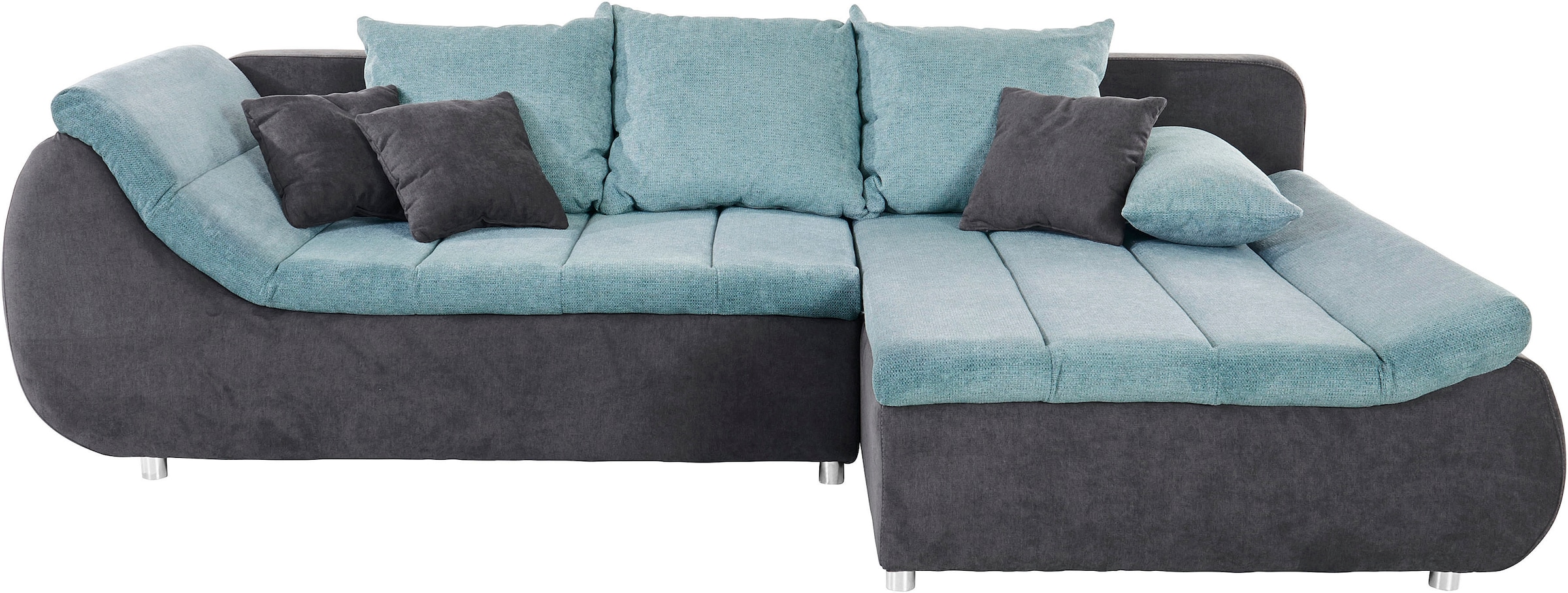 Home affaire Ecksofa "Imola, elegant und modern, aktuelle Steppung im Sitz, günstig online kaufen