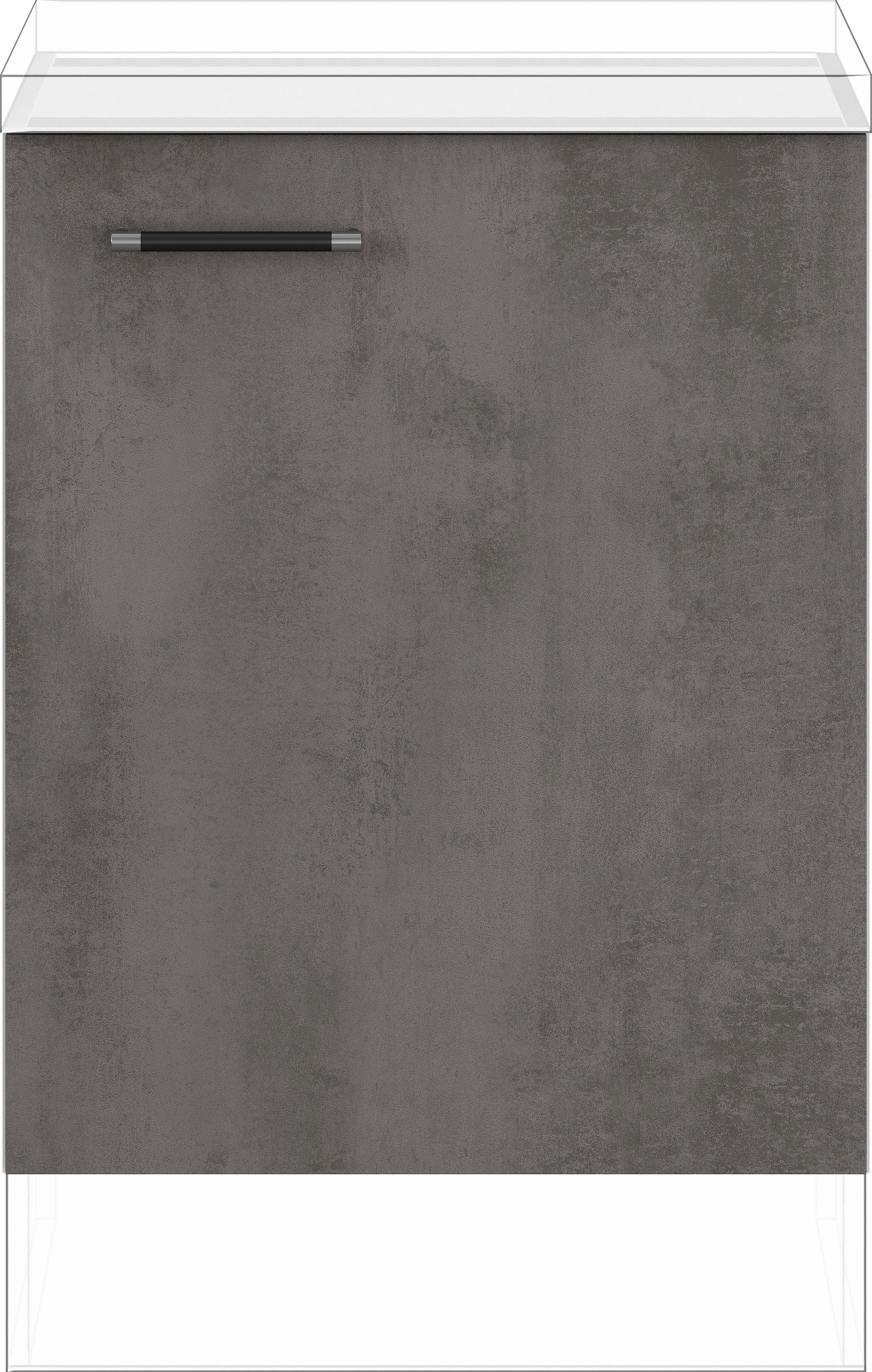 IMPULS KÜCHEN Unterschrank »"Prag und Valencia", Breite/Höhe: 60/72,3 cm«, vormontiert, mit Soft-Close