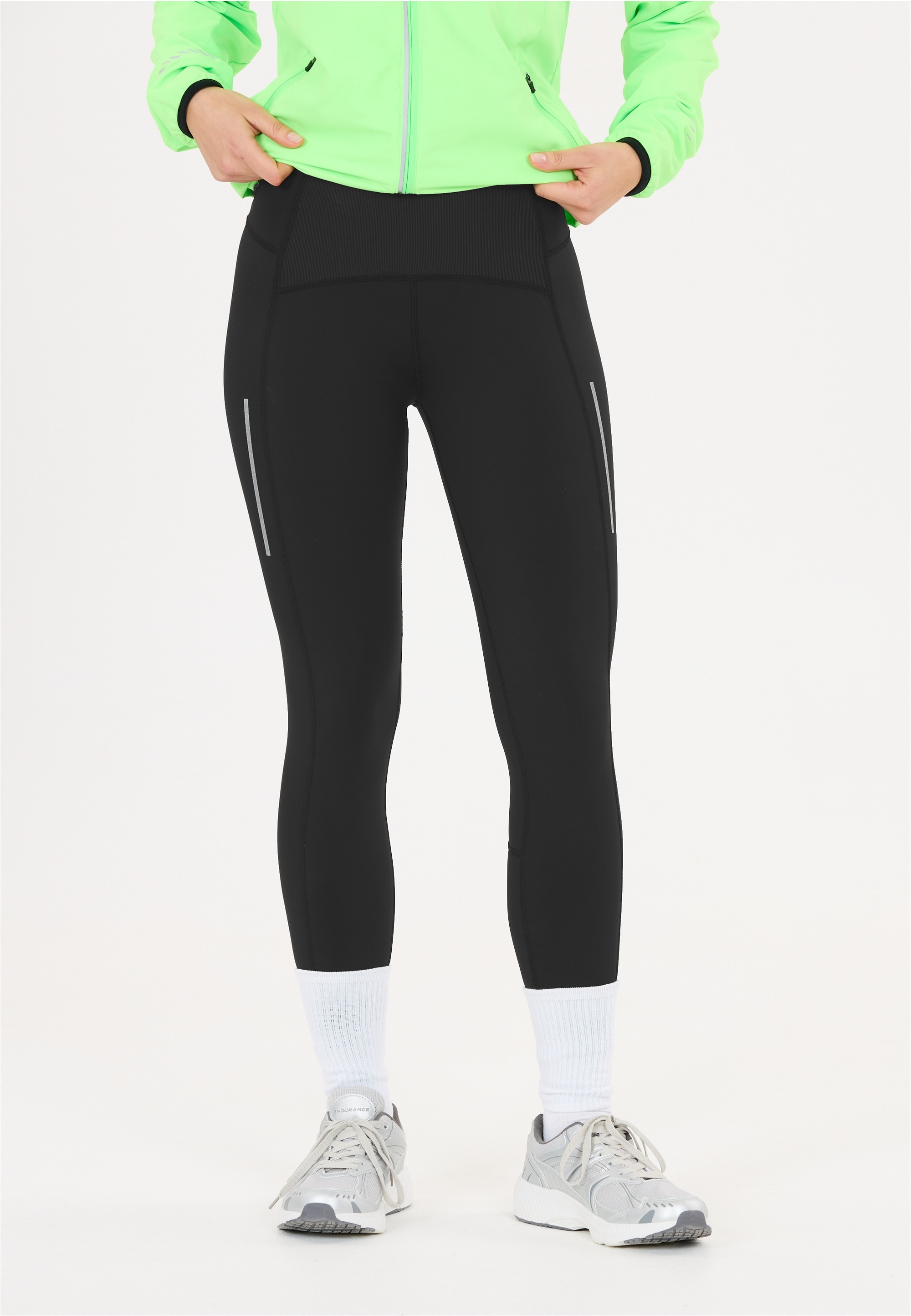 ENDURANCE Damen Funktionstights "Savenle", schwarz, Gr. 36, unifarben, 25% Elasthan, 75% Polyester, Hosen, mit atmungsaktiver Funktion
