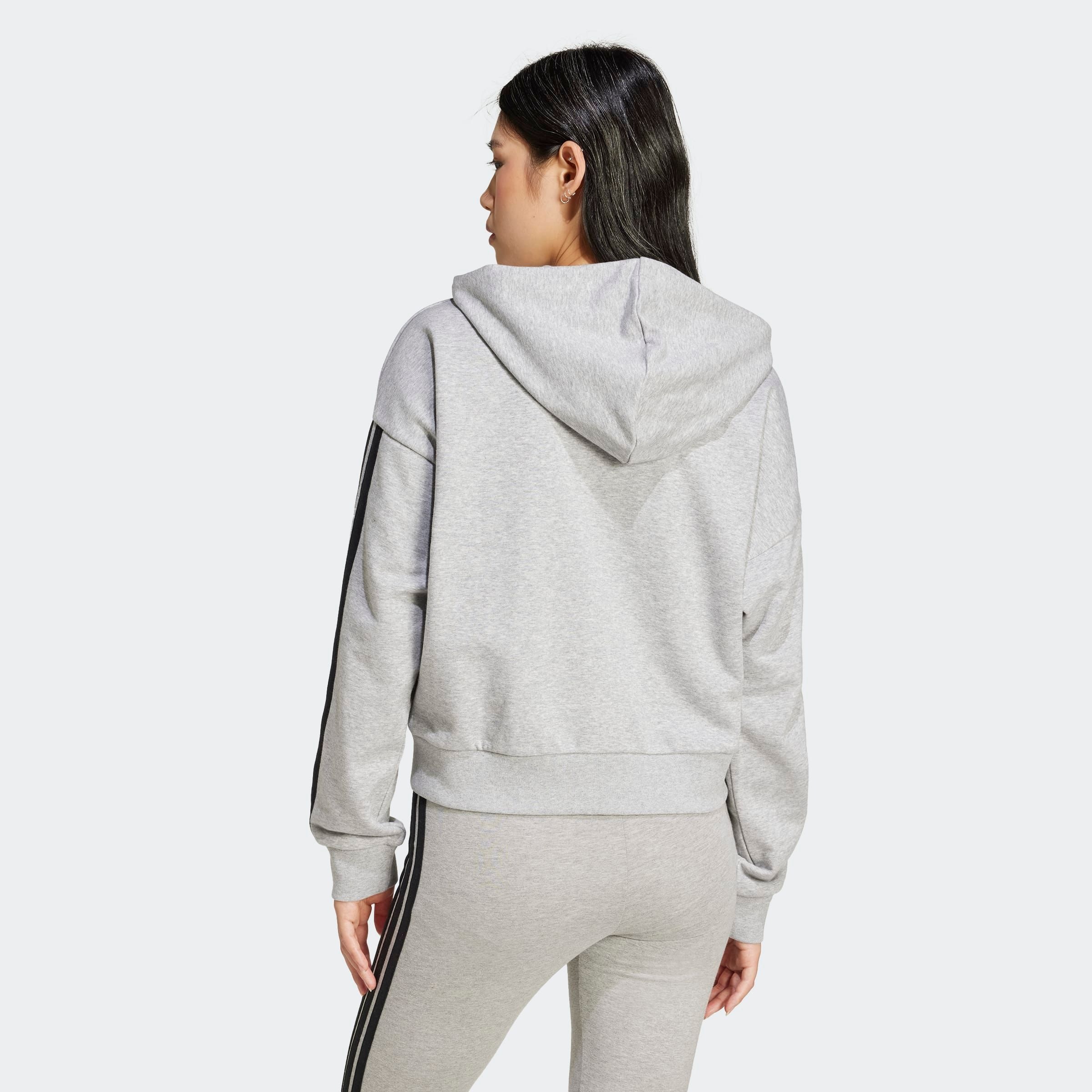 Thumbnail - adidas Sportswear Kapuzensweatshirt "ESSENTIALS 3-STREIFEN FRENCH TERRY"