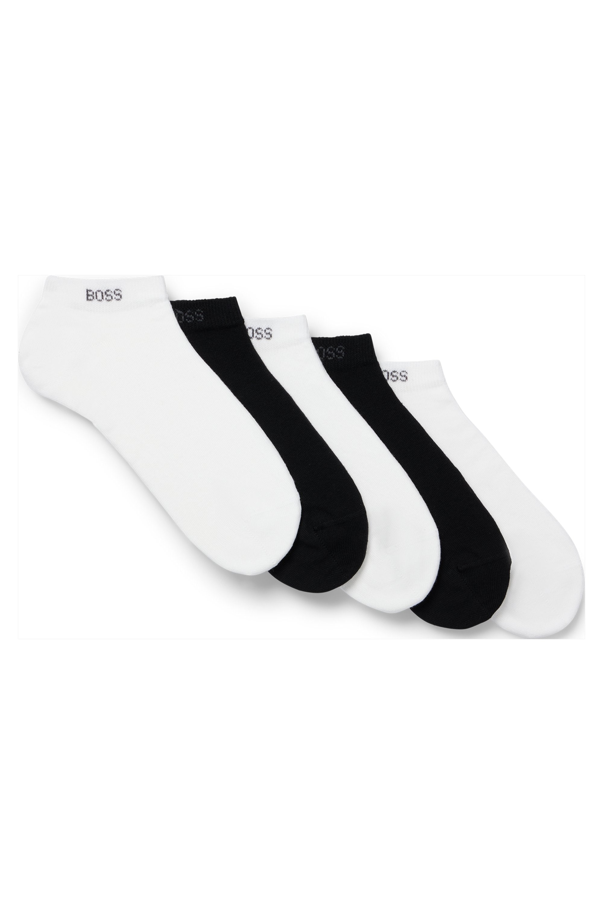 BOSS Sneakersocken »5P AS Uni Color CC«, (Packung, 5 Paar, 5er), im sportiven Look