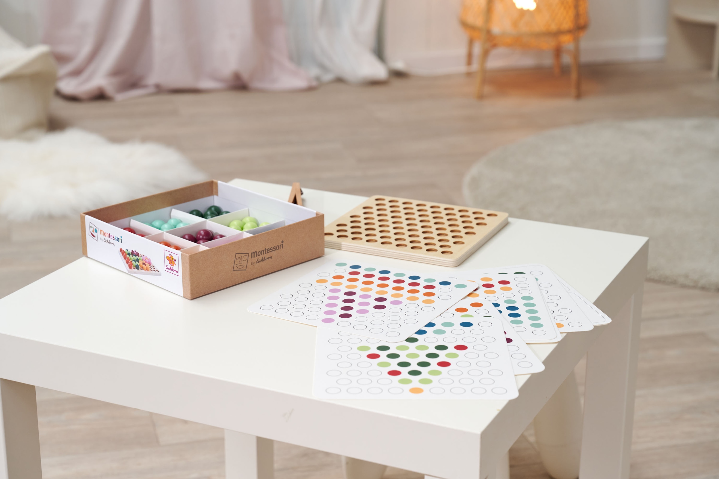 Eichhorn Steckspielzeug »Montessori Sortierperlen«