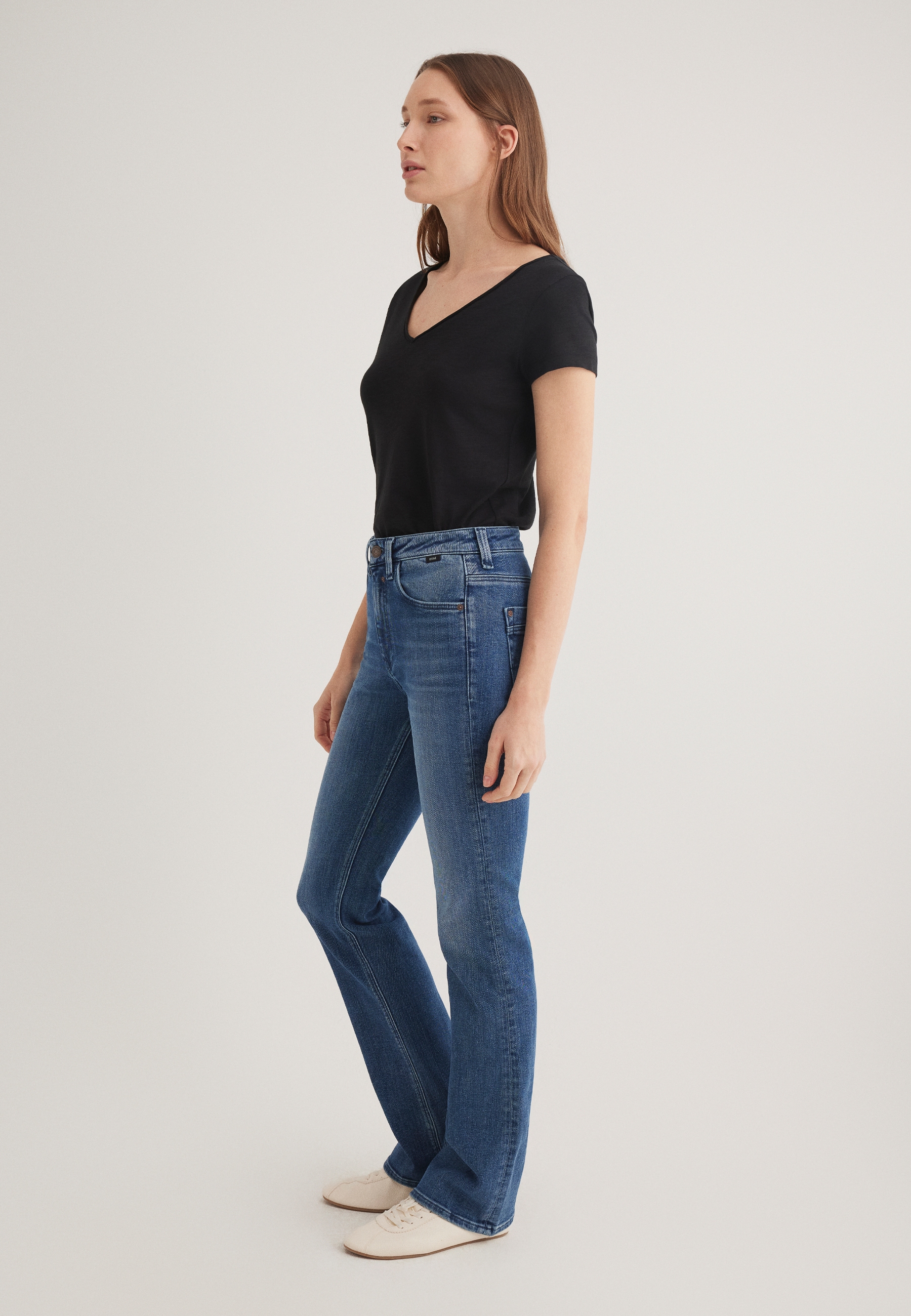 Mavi V-Shirt »BASIC V-NECK TEE«, T-Shirt Basic