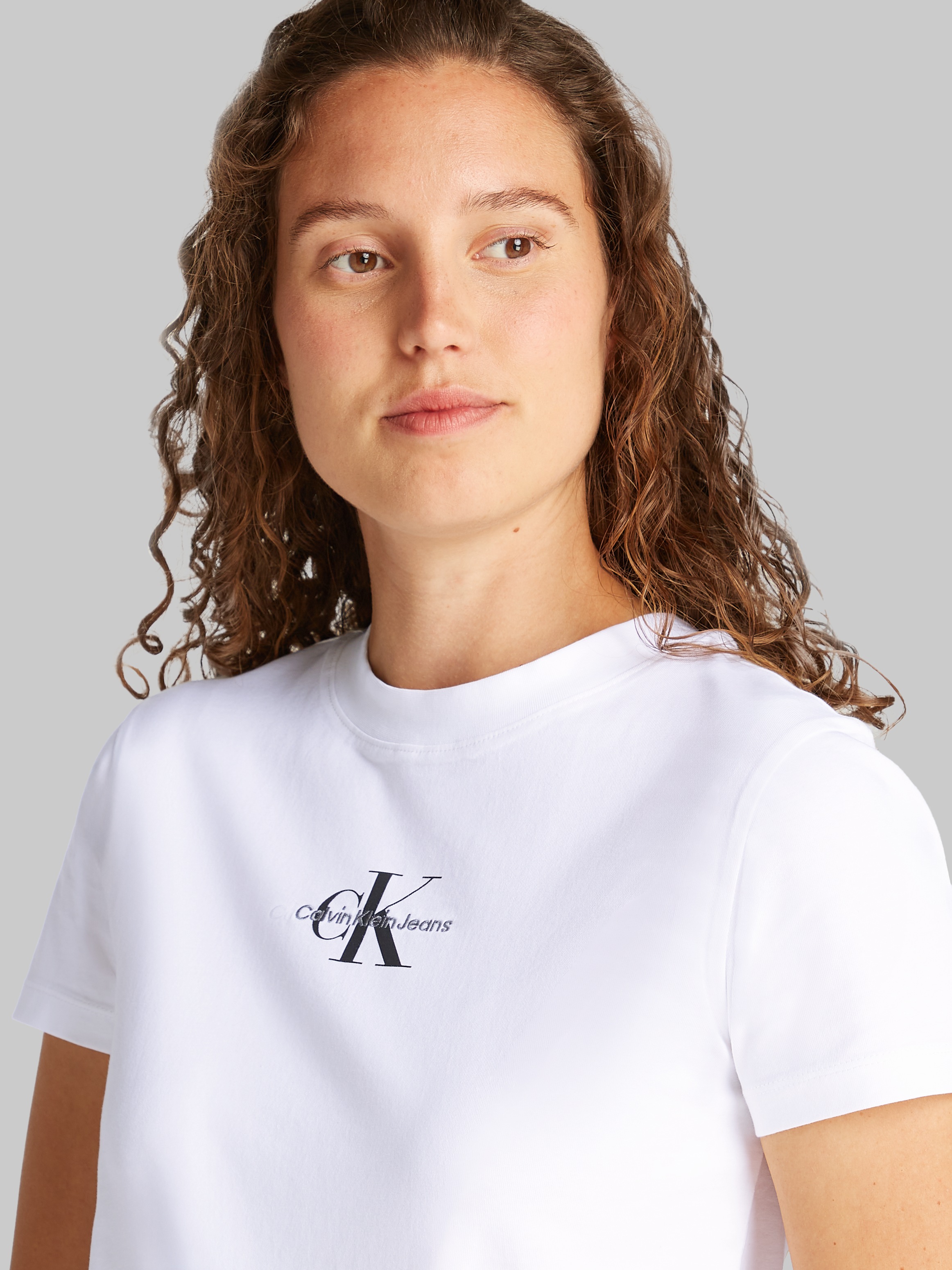 Calvin Klein Jeans T-Shirt "MONOLOGO BABY TEE", mit Logo günstig online kaufen