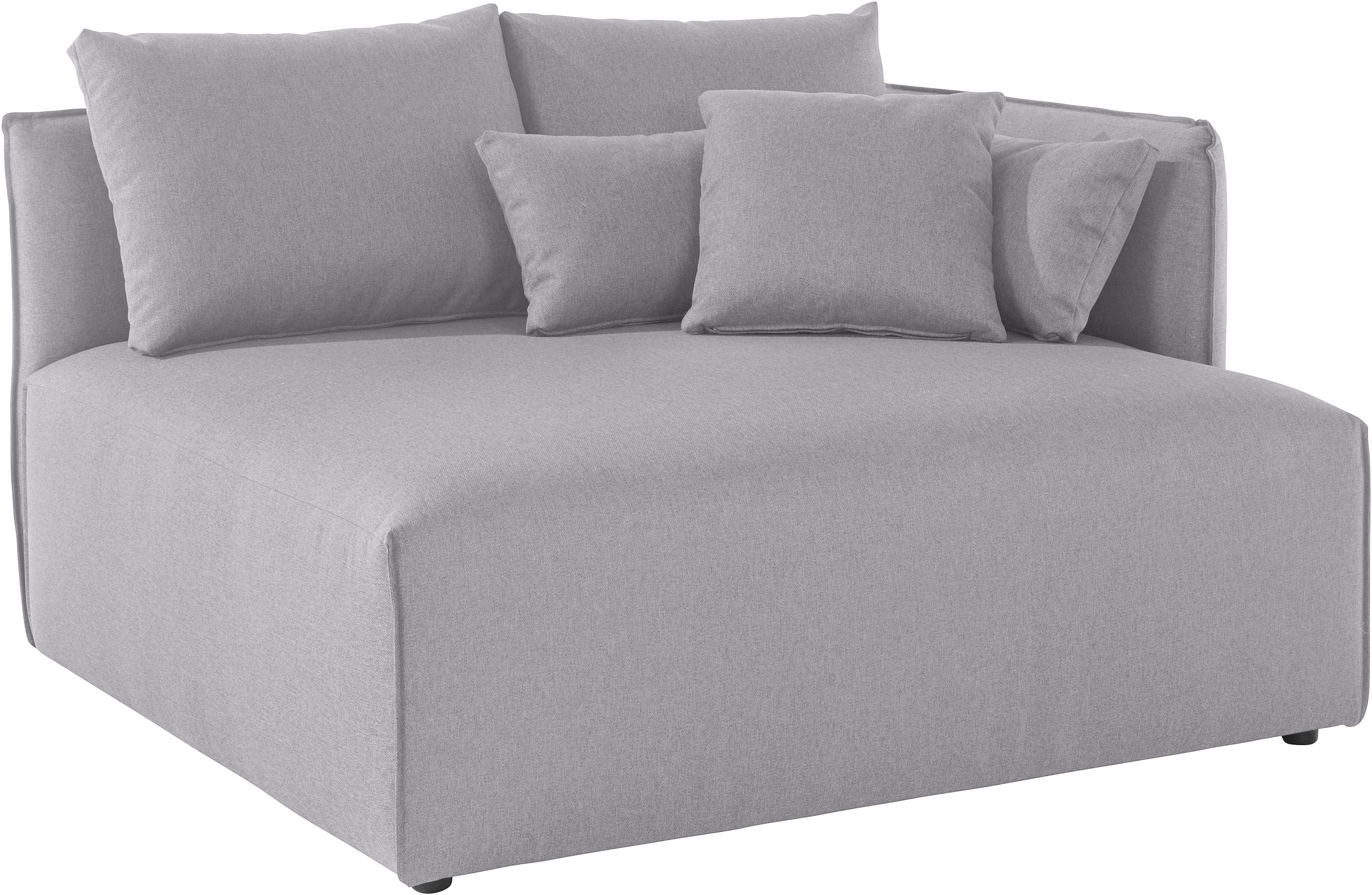 OTTO home Ottomane "Nöre" kurzes Lounge-Modul - zum Zusammenstellen, Breite 138 cm, Tiefe 128 cm