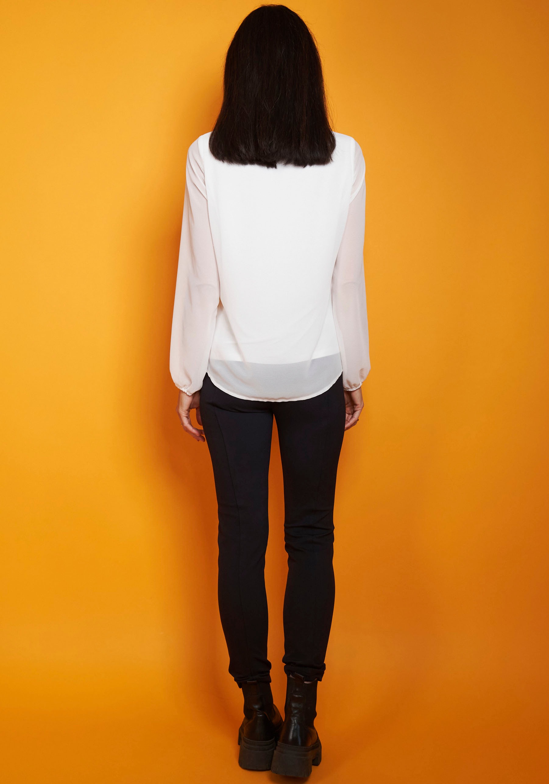 Thumbnail - Seidel Moden Langarmbluse mit blickdichtem Jerseyfutter - MADE IN GERMANY