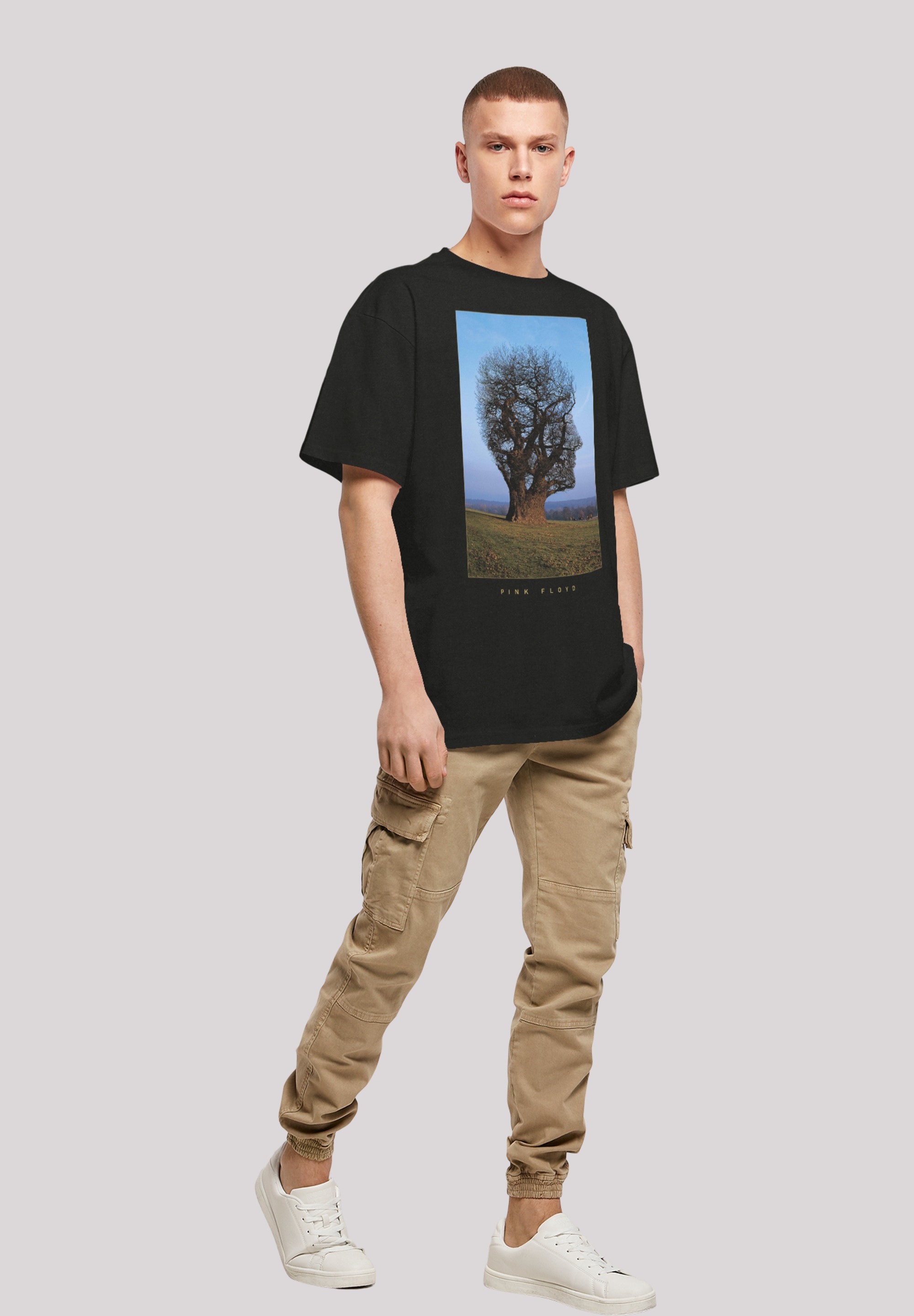 F4NT4STIC T-Shirt »Pink Floyd Tree Head«, Print