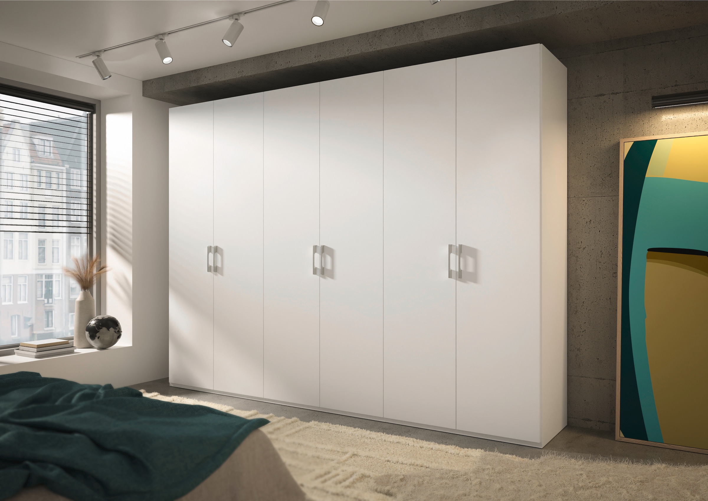 set one by Musterring Drehtürenschrank »Henderson«, in 2 Breiten, inkl. Fachböden und Kleiderstangen