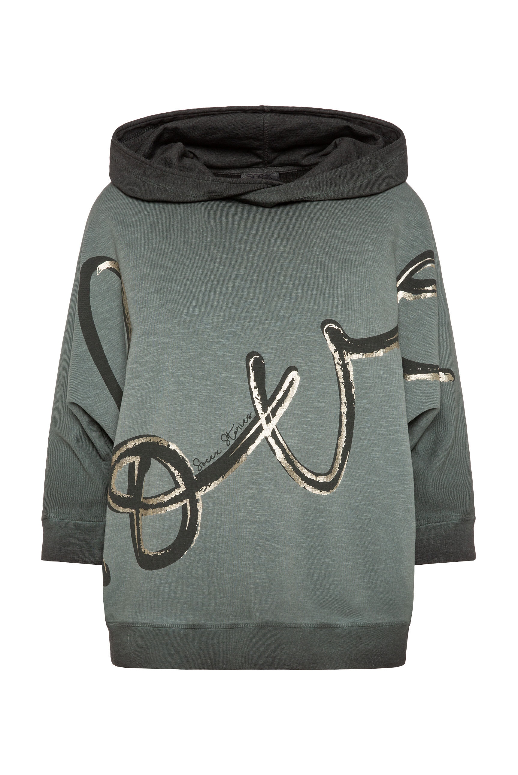 SOCCX Kapuzensweatshirt, mit Fledermausärmeln