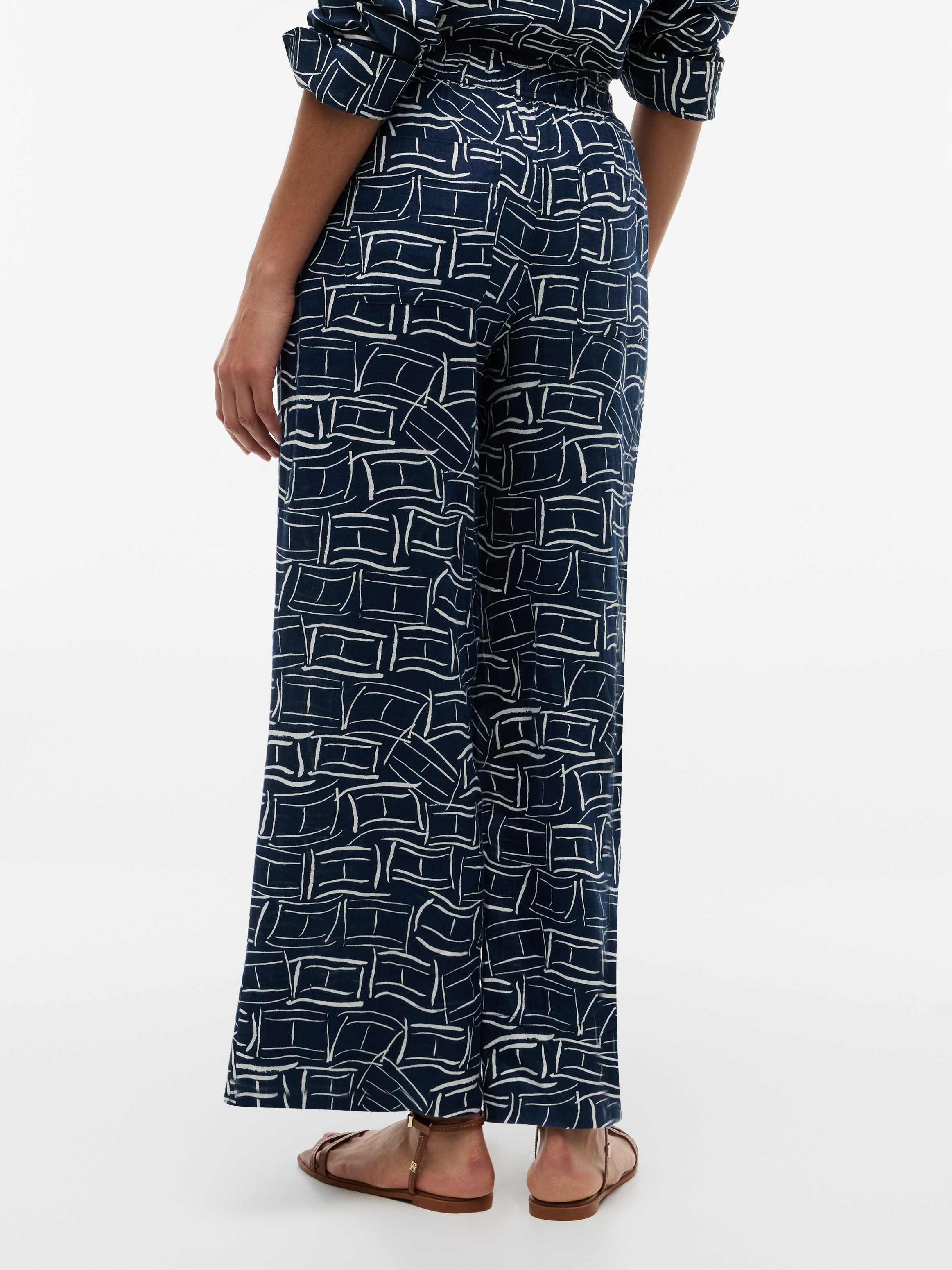 Tommy Hilfiger Leinenhose "ESS LINEN PULL ON PANTS" in lockerer Passform, E günstig online kaufen