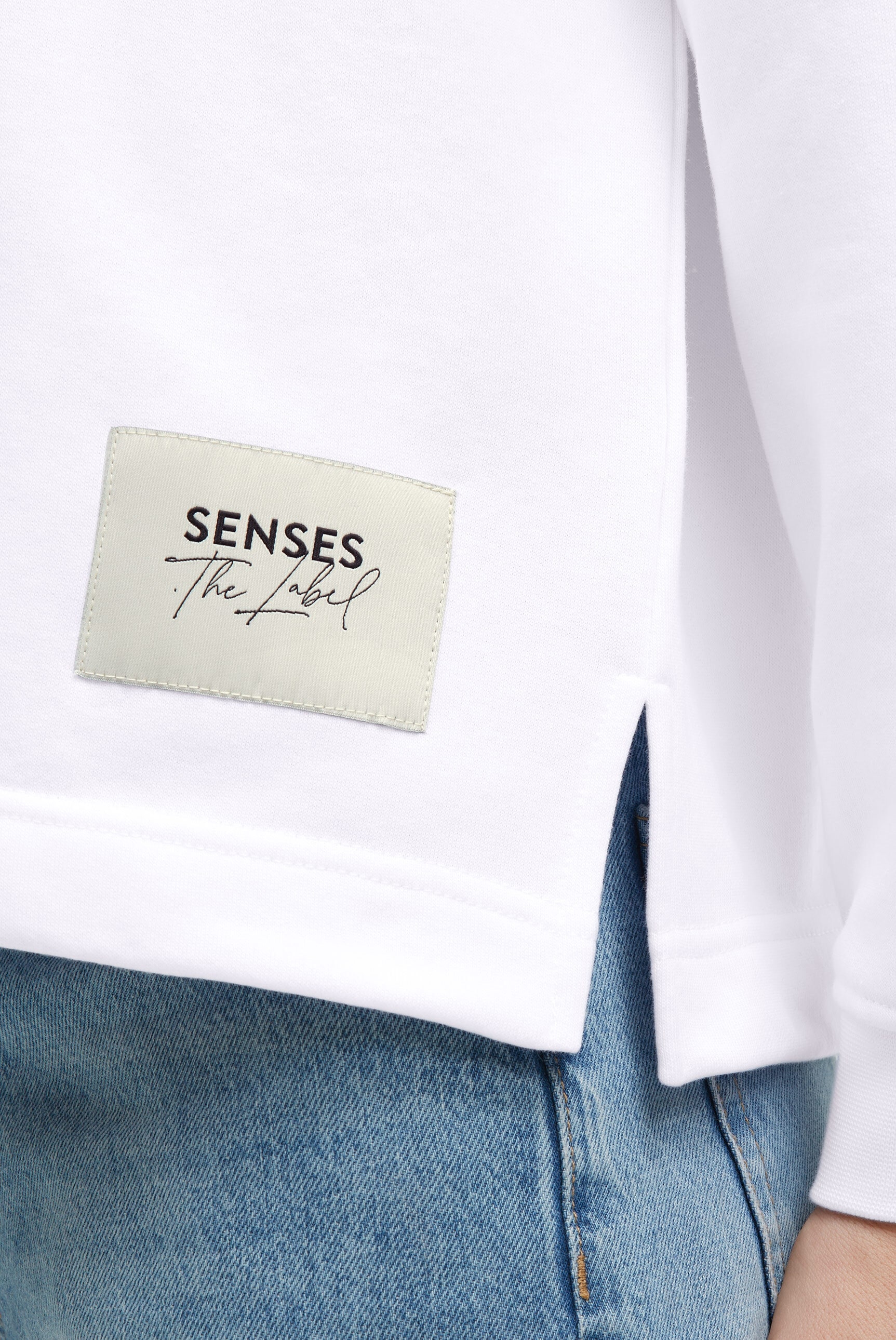 SENSES.THE LABEL Kapuzensweatshirt , mit überschnittenen Schultern
