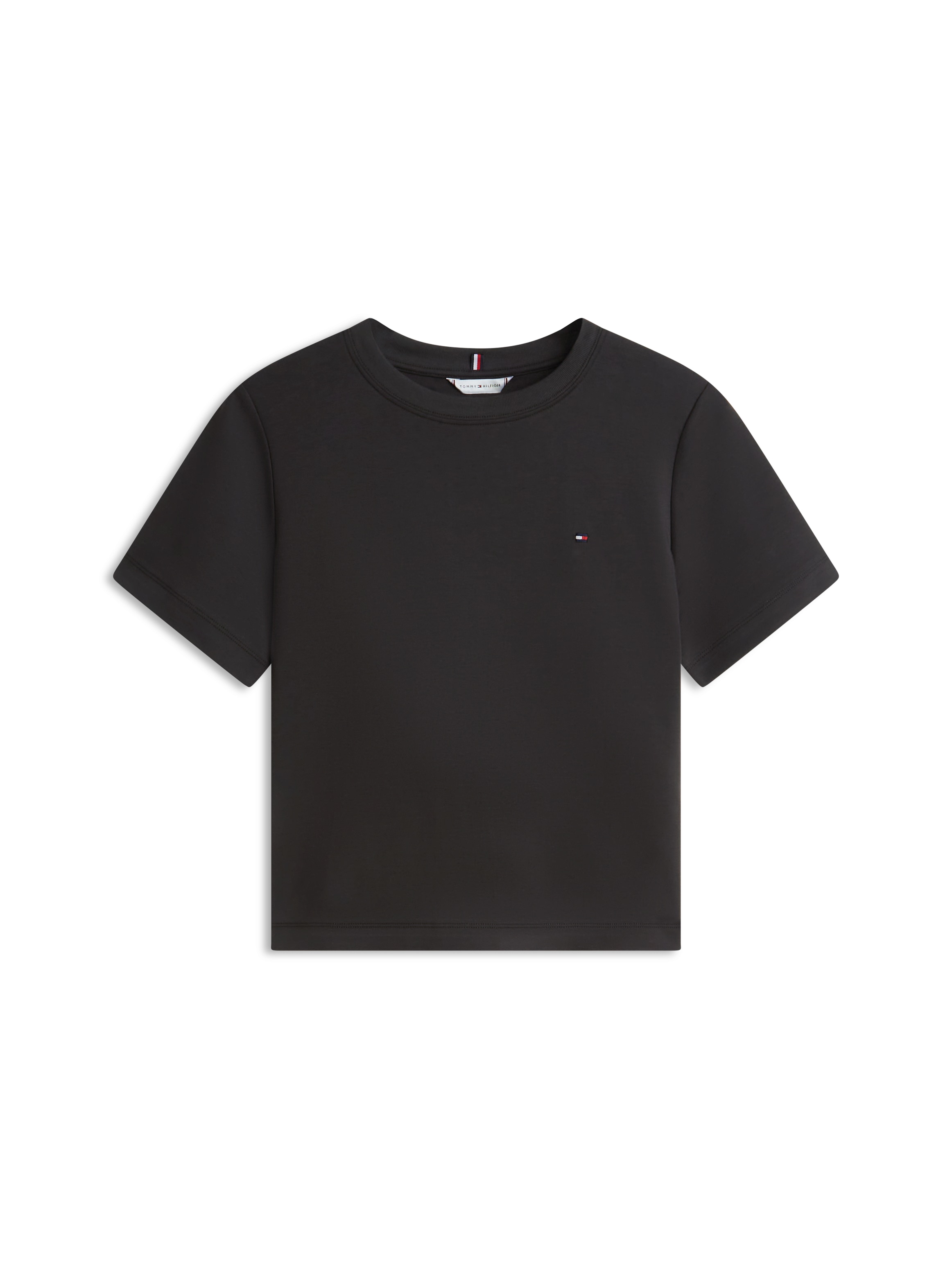 Tommy Hilfiger Kurzarmshirt »INTERLOCK BOXY C-NK SS TEE« Baumwolle