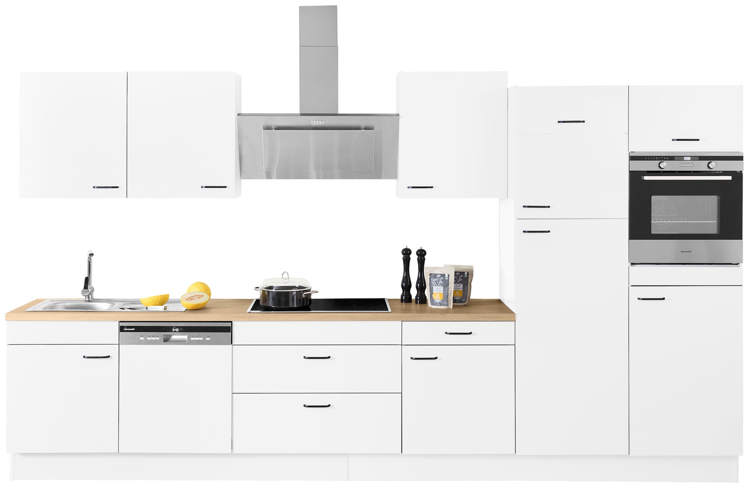 OPTIFIT Küchenzeile »Elga«, Premium-Küche, Soft-Close-Funktion, Vollauszügen, bestellen 390 Breite cm großen BAUR 