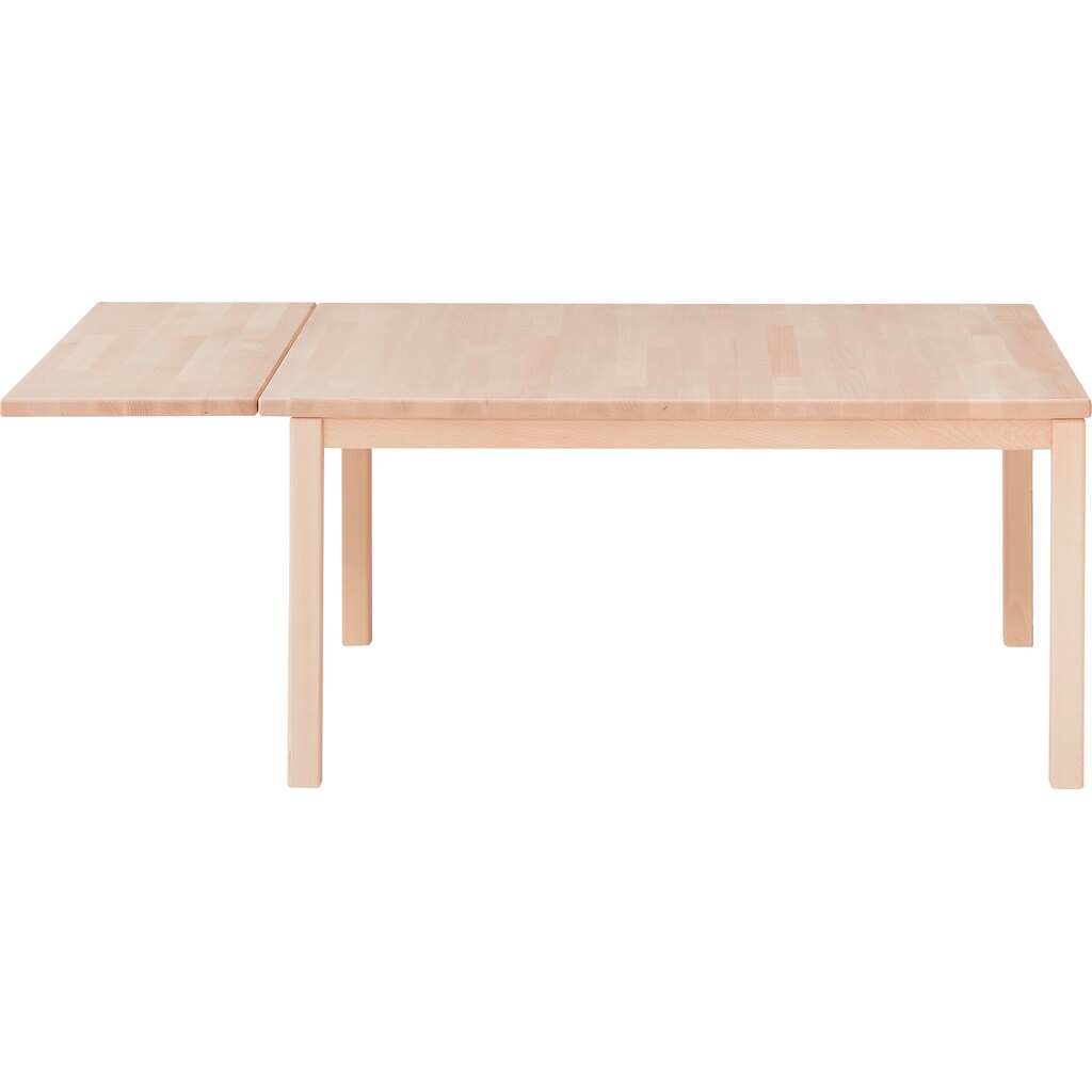 Hammel Furniture Couchtisch »Basic Marcus, zwei Größen (110 cm mit Platteausklap),«, zwei Massivholzarten, stabiler dänische Design Kaffeetisch, Sofatisch