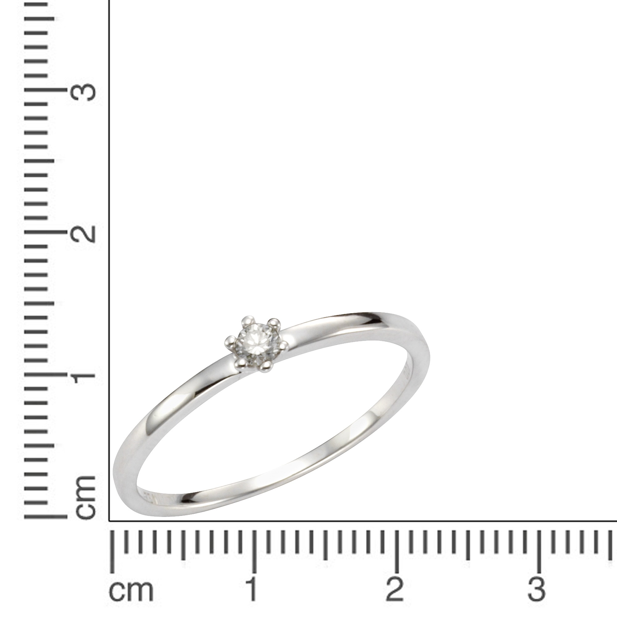 OROLINO Finger Ring White Gold 56 2