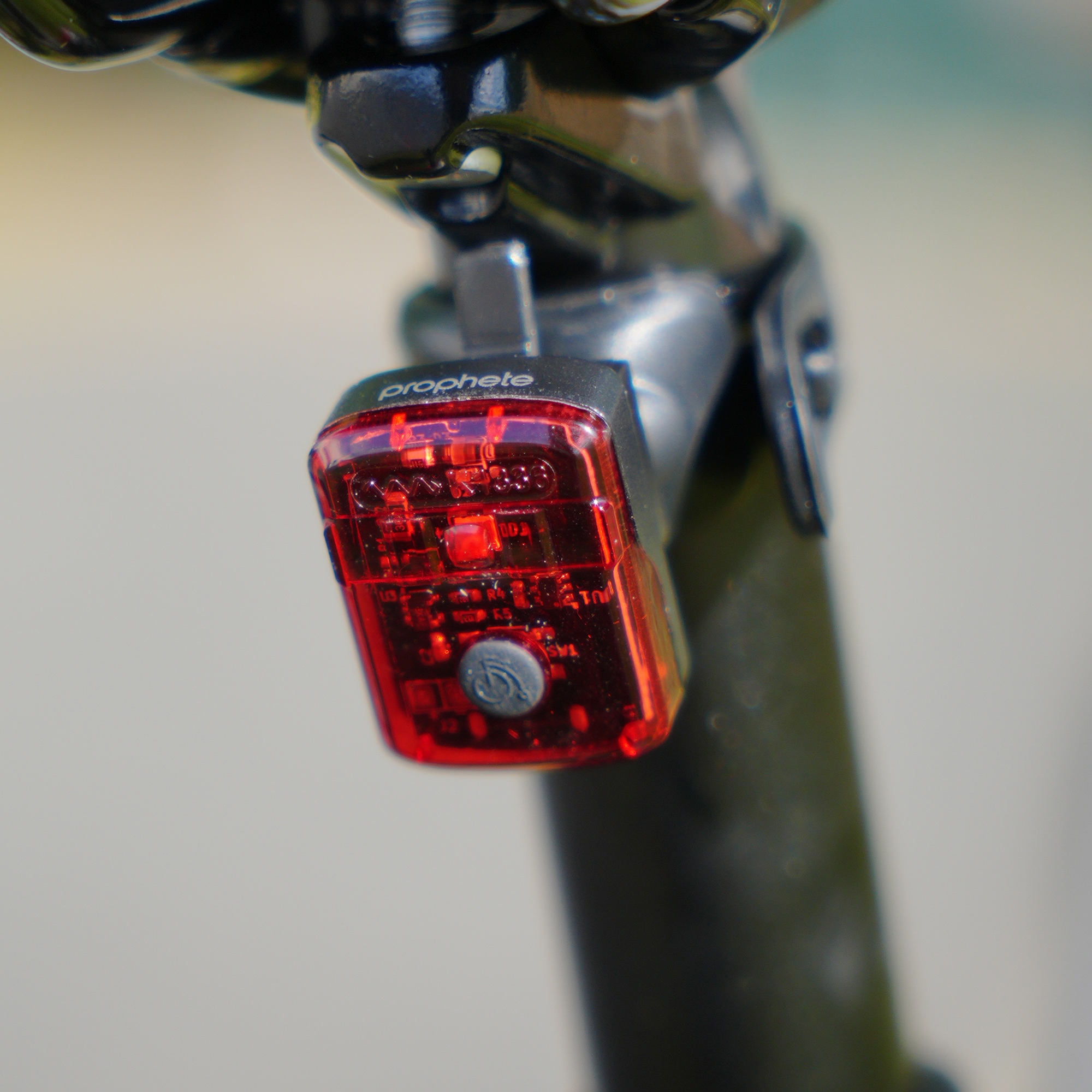 Prophete Fahrradbeleuchtung »LED Akku Beleuchtungsset 100 Lux«