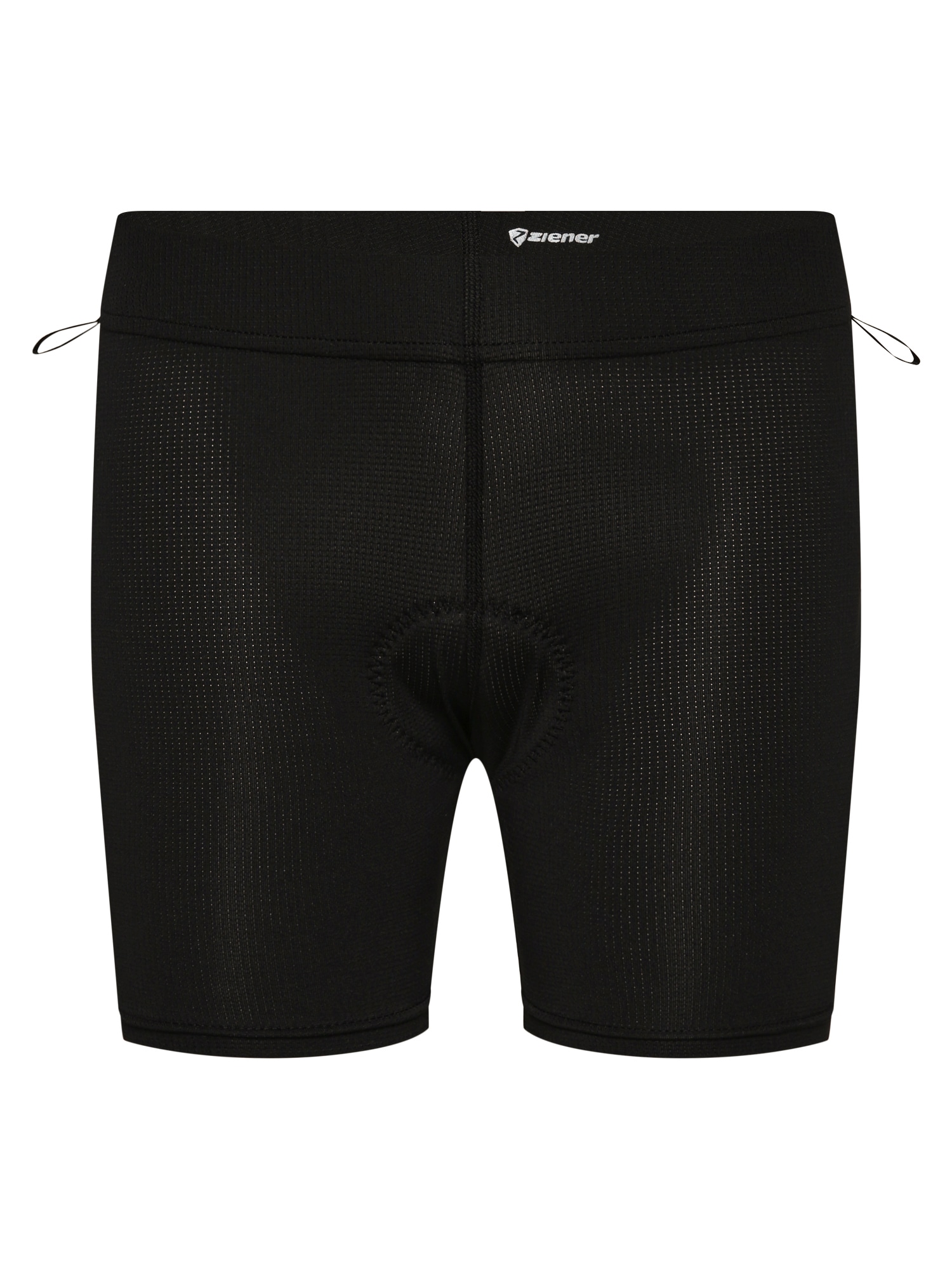 ZIENER Jungen Radhose "NEKINI-Z JUNIOR", schwarz, Gr. 152, Obermaterial: 90% Polyester, 10% Elasthan, Hosen