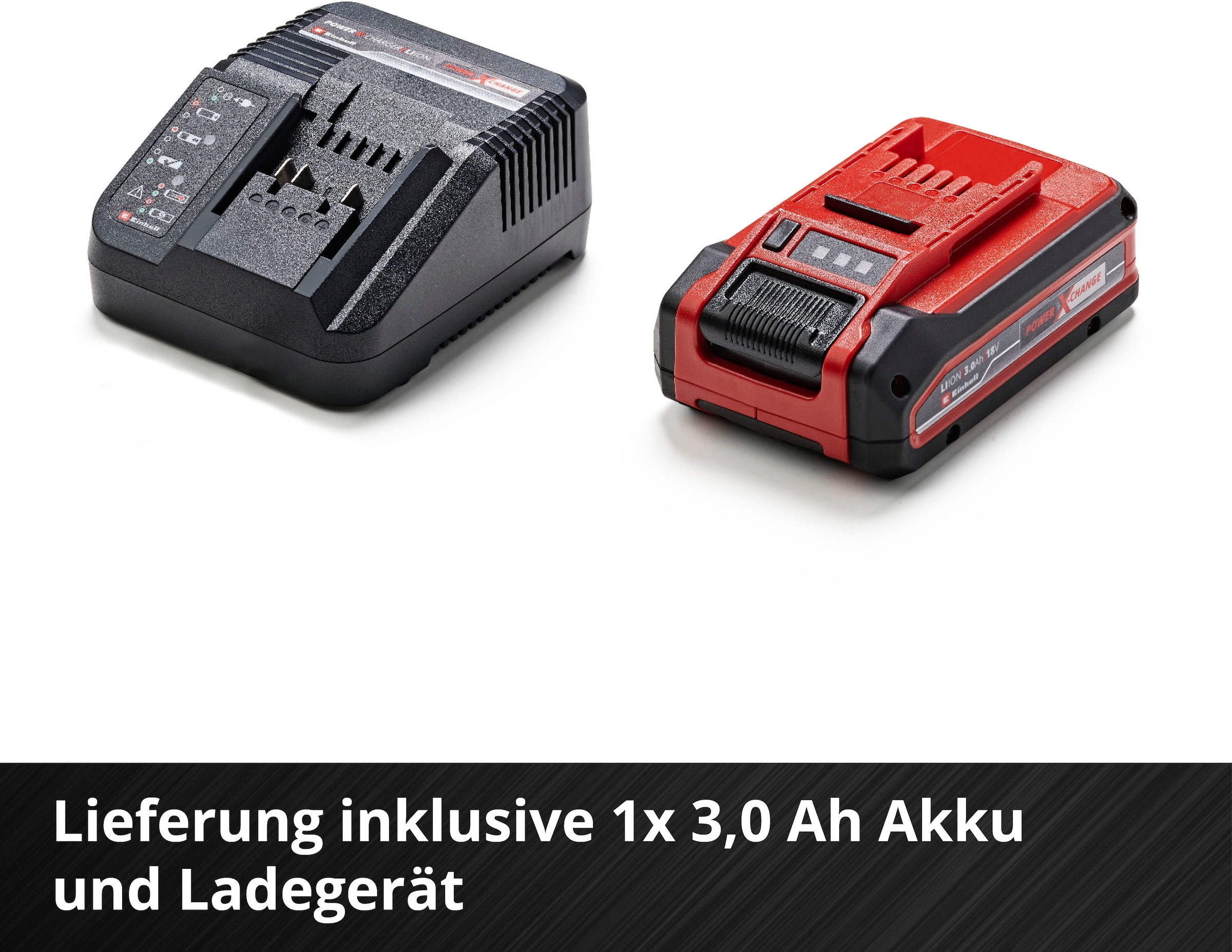 Einhell Akkurasenmäher »GE-CM 18/30 Li«, (Set), mit Akku und Ladegerät