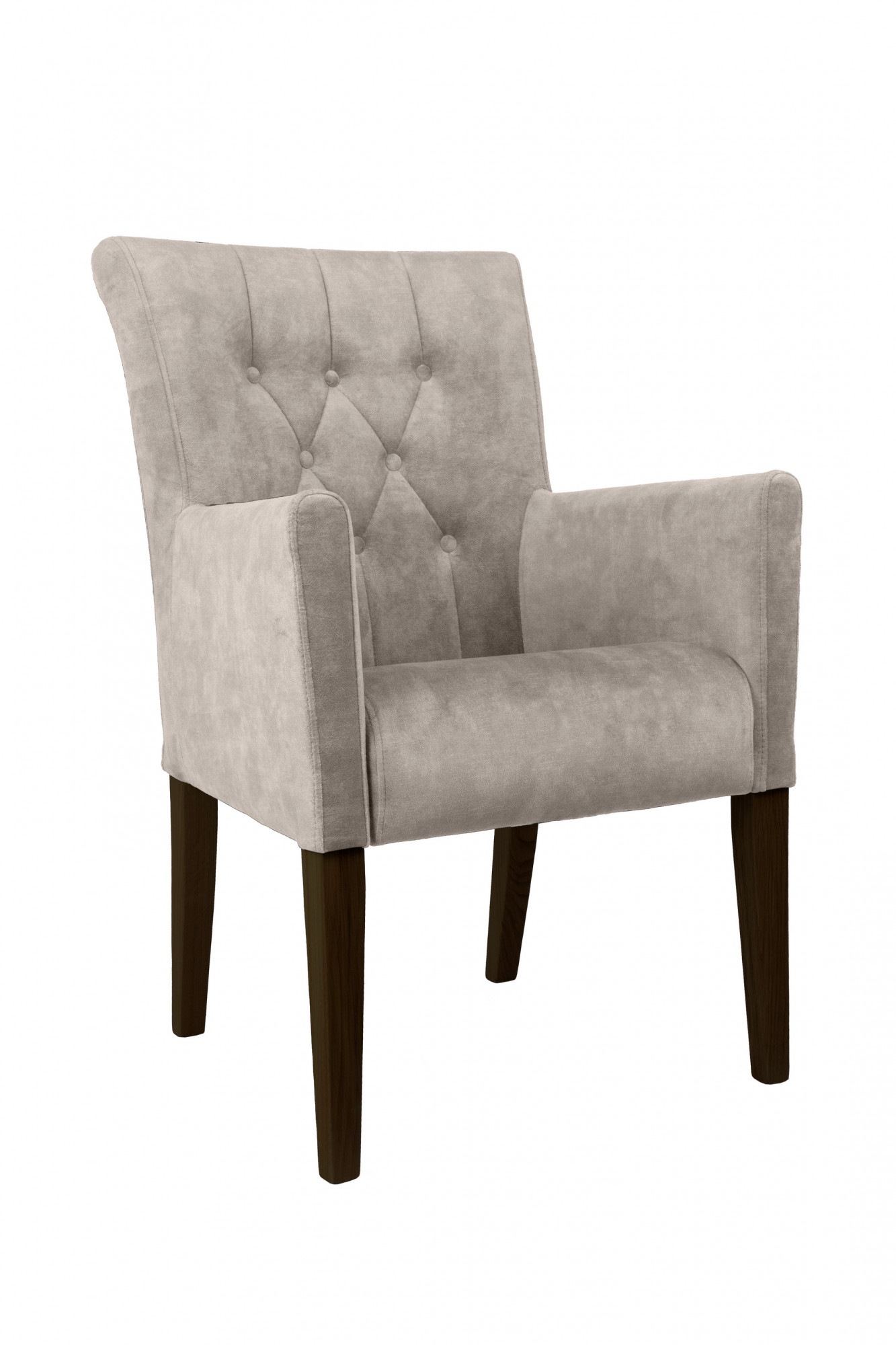 Home affaire Armlehnstuhl "Cortega Esszimmerstuhl mit Knopfheftung" () 1 St günstig online kaufen