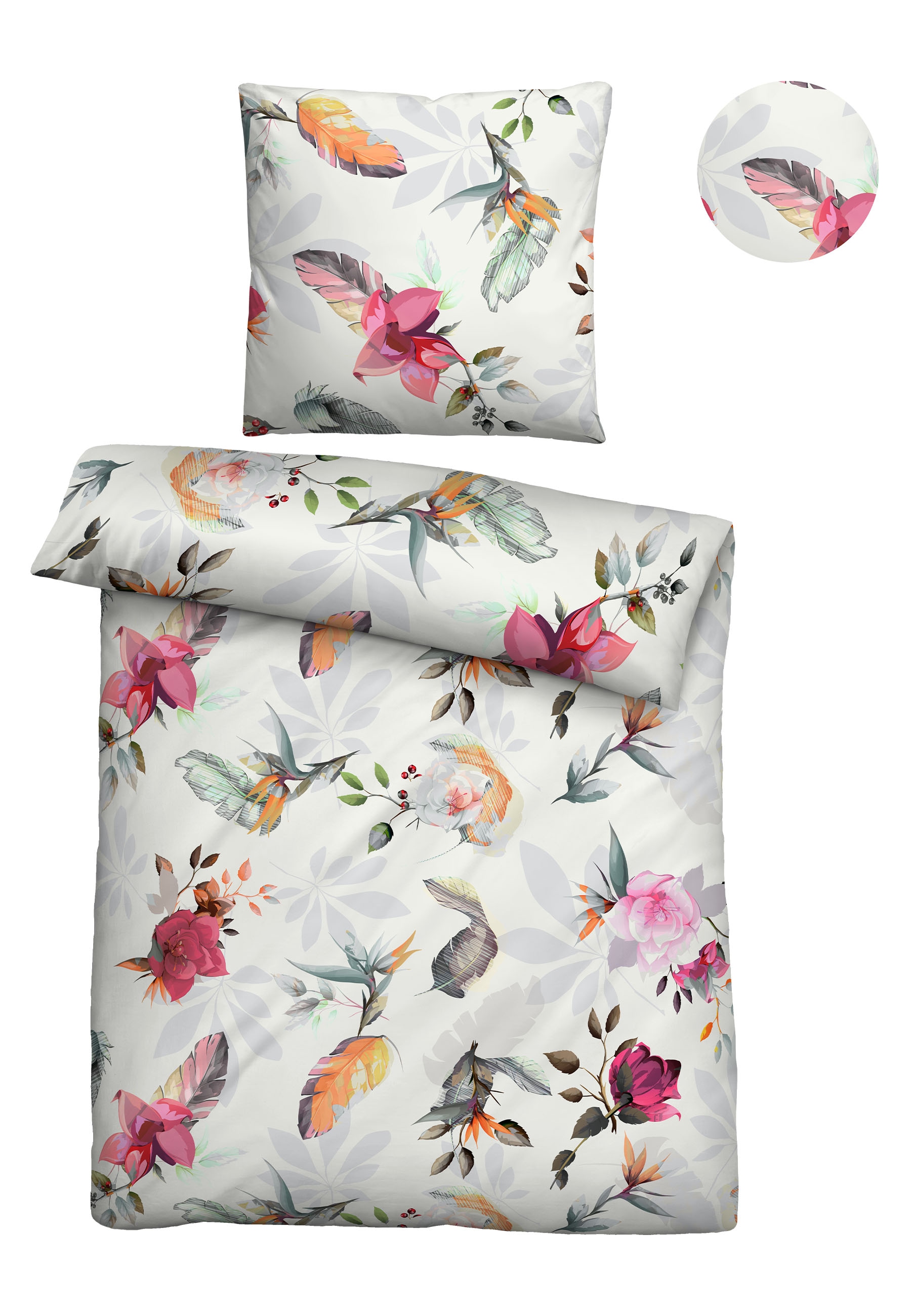 Biberna Bettwäsche "0474497" 2 Stk. natürlicher Rohstoff, schnelltrocknend, günstig online kaufen