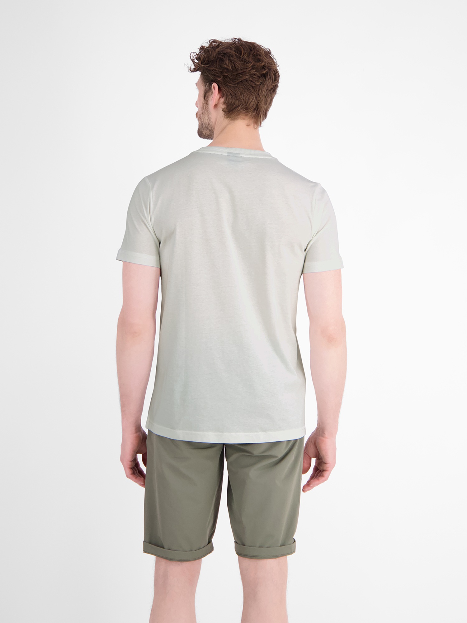 LERROS T-Shirt »Baumwoll T-Shirt mit Motiv-Print und bequemem Rundkragen«