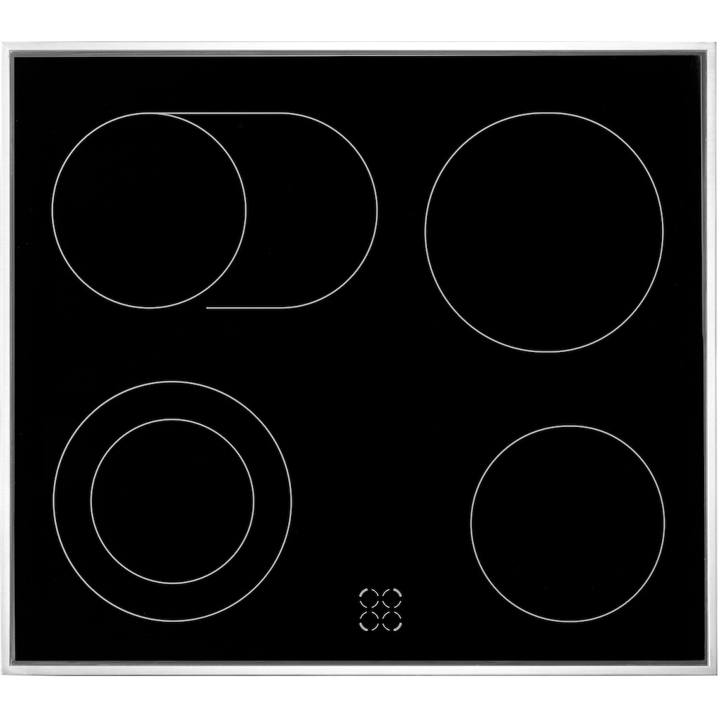 Amica Elektro-Herd-Set »EHC 12921 SM«, EHC 12921 SM, mit Backauszug