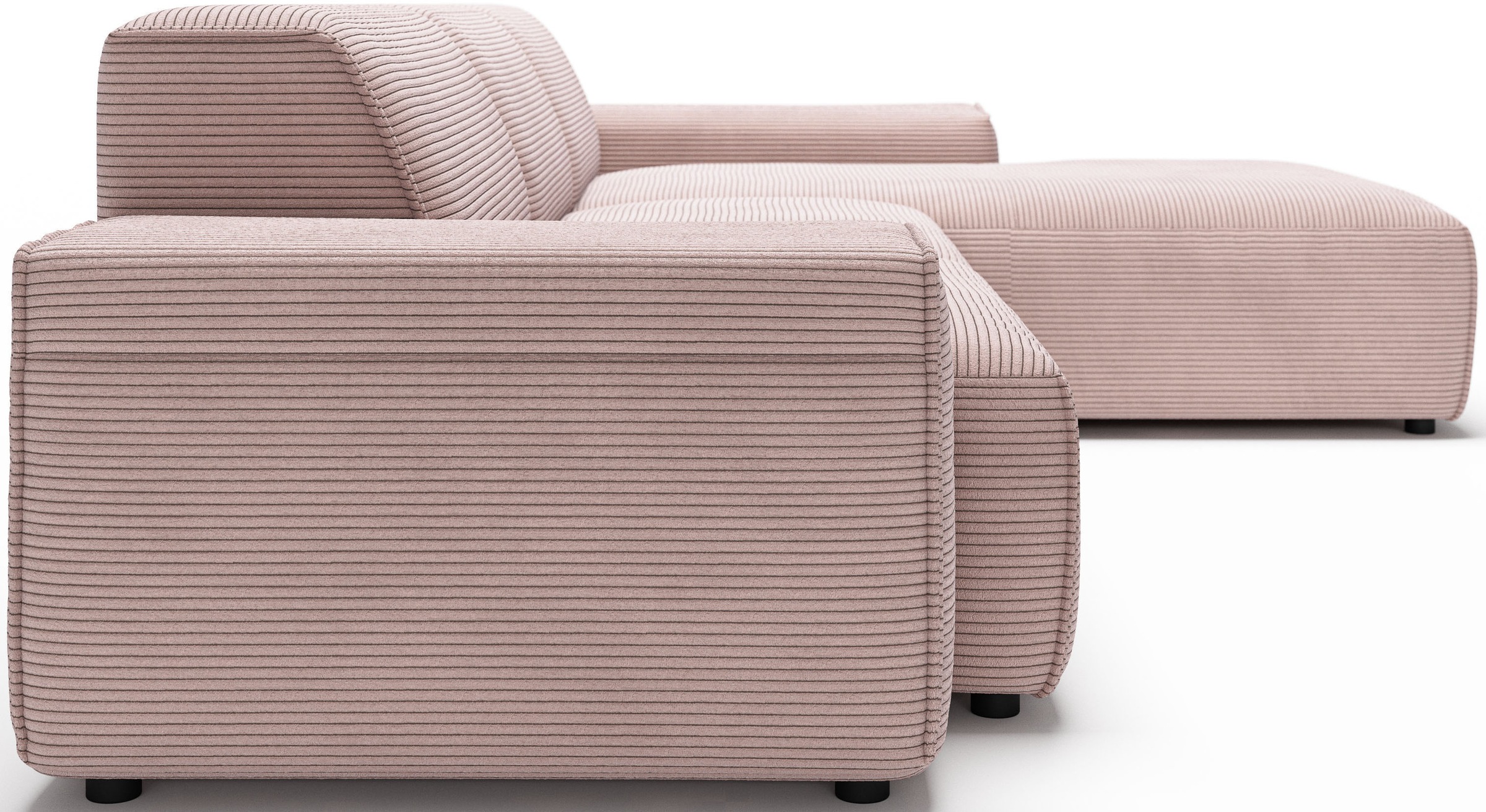 andas Ecksofa »Glimminge auch in Breitcord, Feincord, Bouclé + Easy care-Bezug«, L-Form, Breite 294, Zierkissen