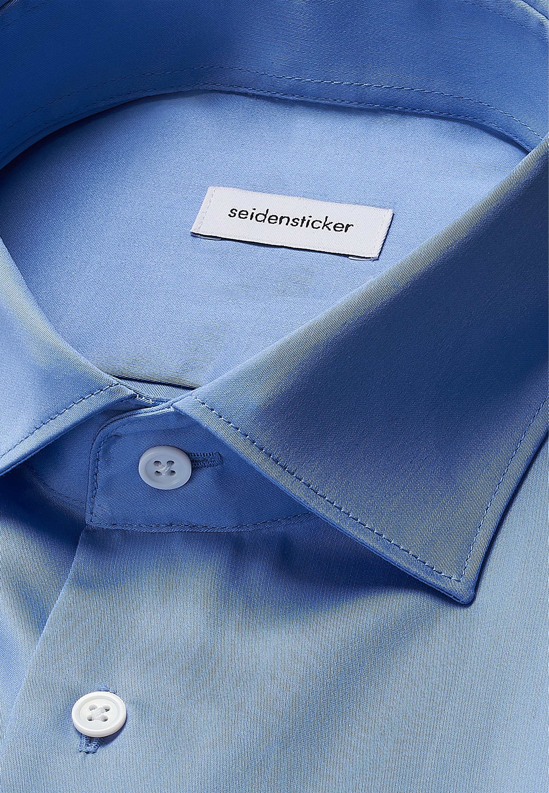 seidensticker Businesshemd »Schwarze Rose«, Slim Kentkragen Uni